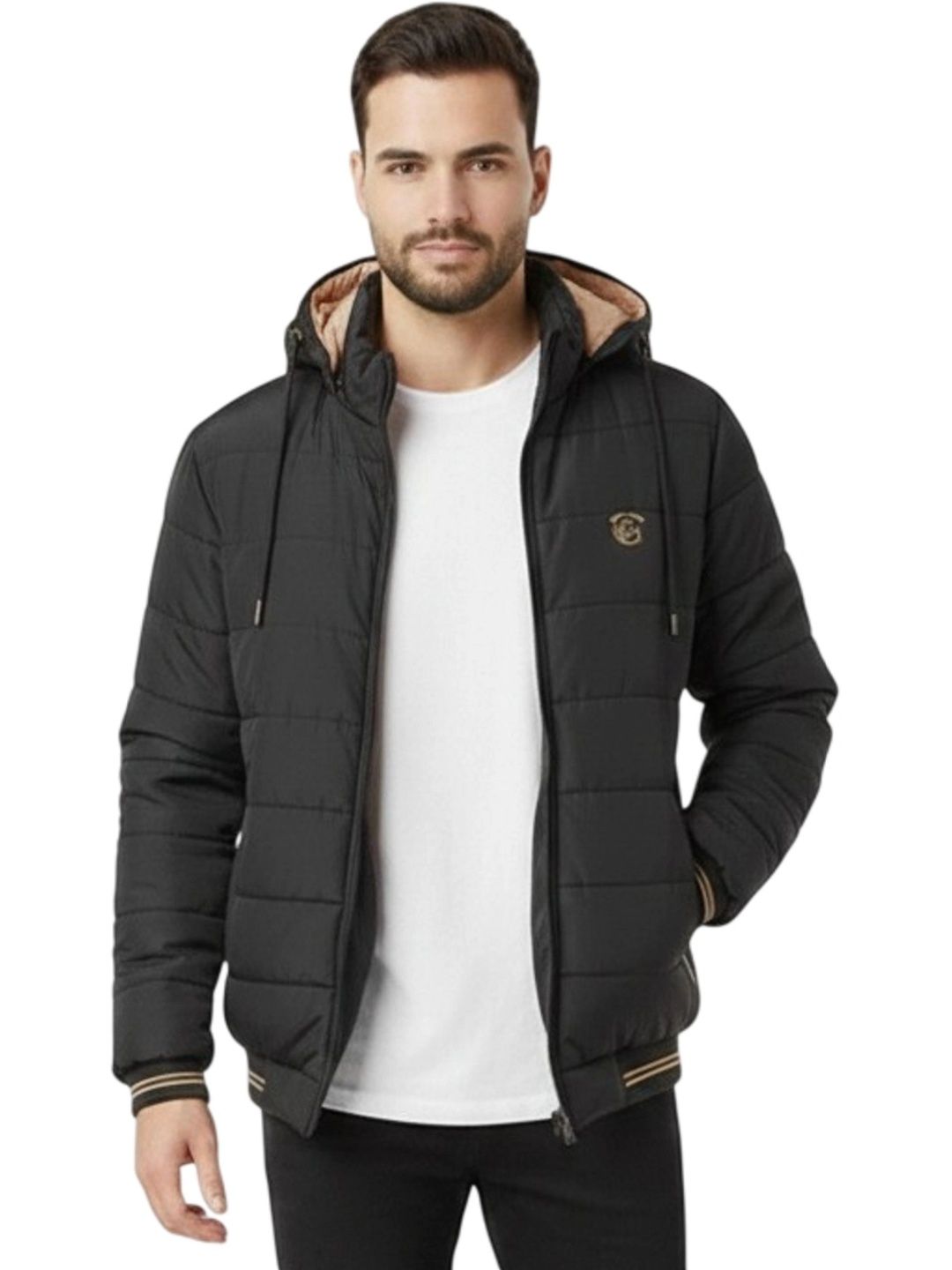 Roadster Men Training or Gym Puffer Jacket