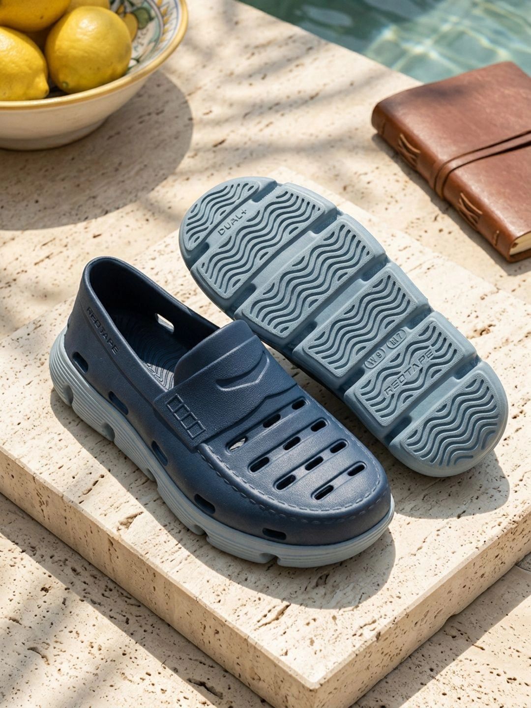 Red Tape Men Self Design Clogs