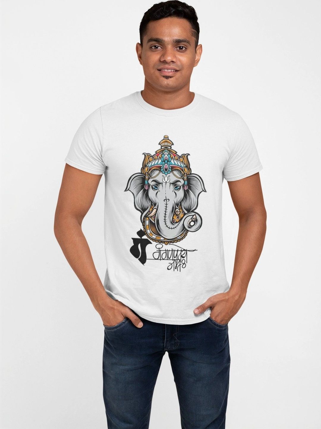 INKWALE Men Printed T-shirt
