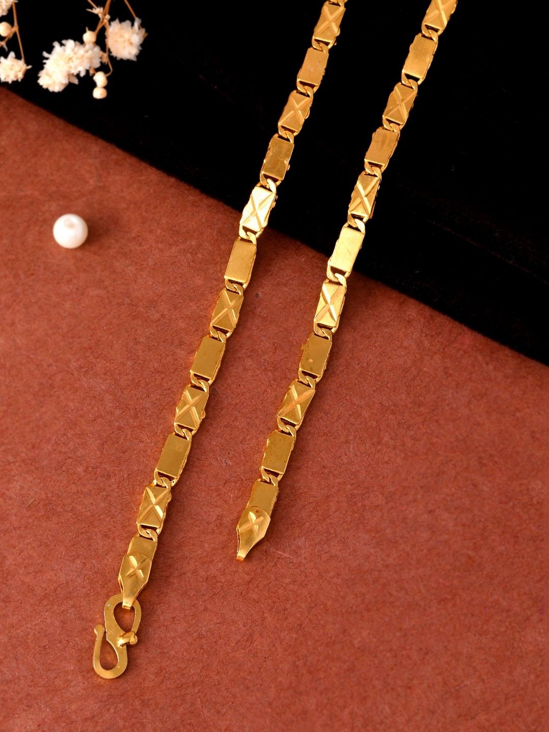 Anouk Men Brass Gold-Plated Chain