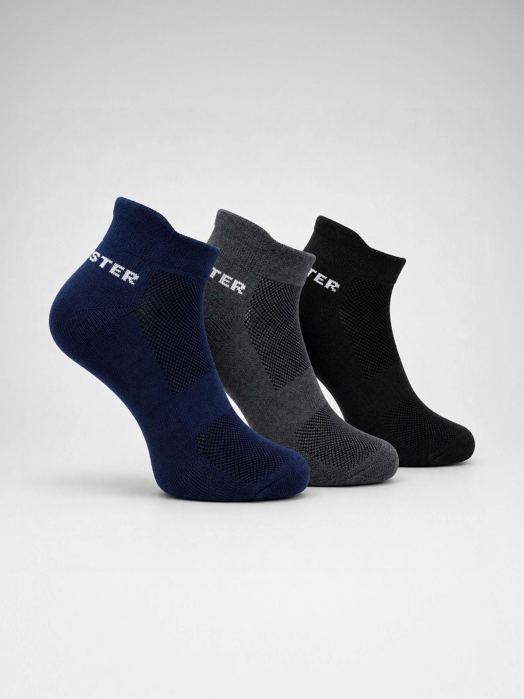 Roadster Men Pack of 3 Cotton Ankle Length Socks