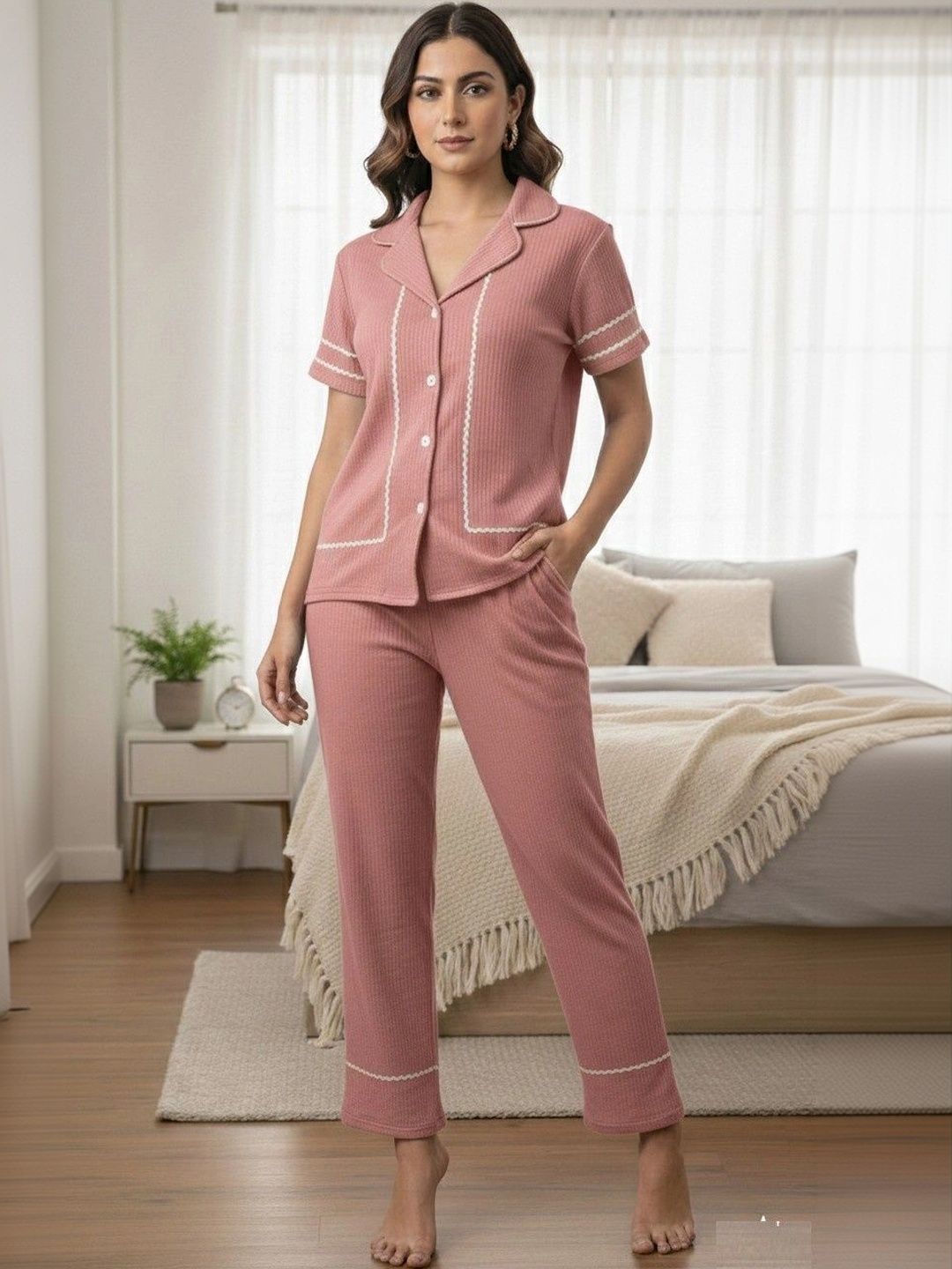 BELSHY Women Shirt with Trousers