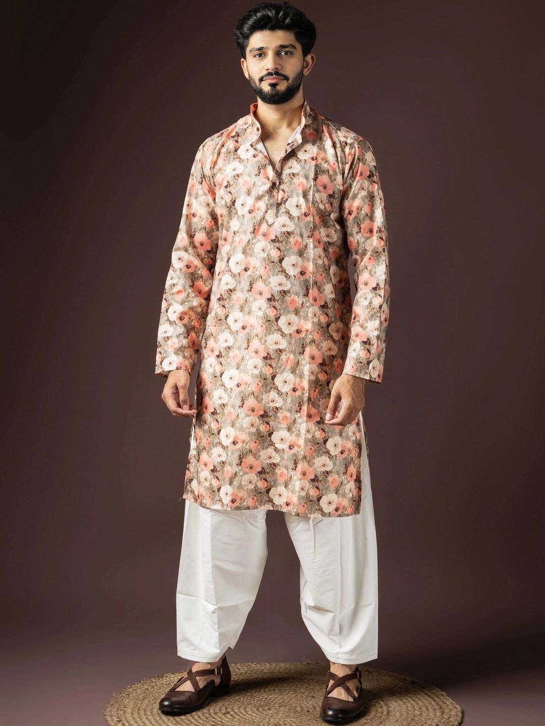 Anouk Men Floral Printed Floral Kurta