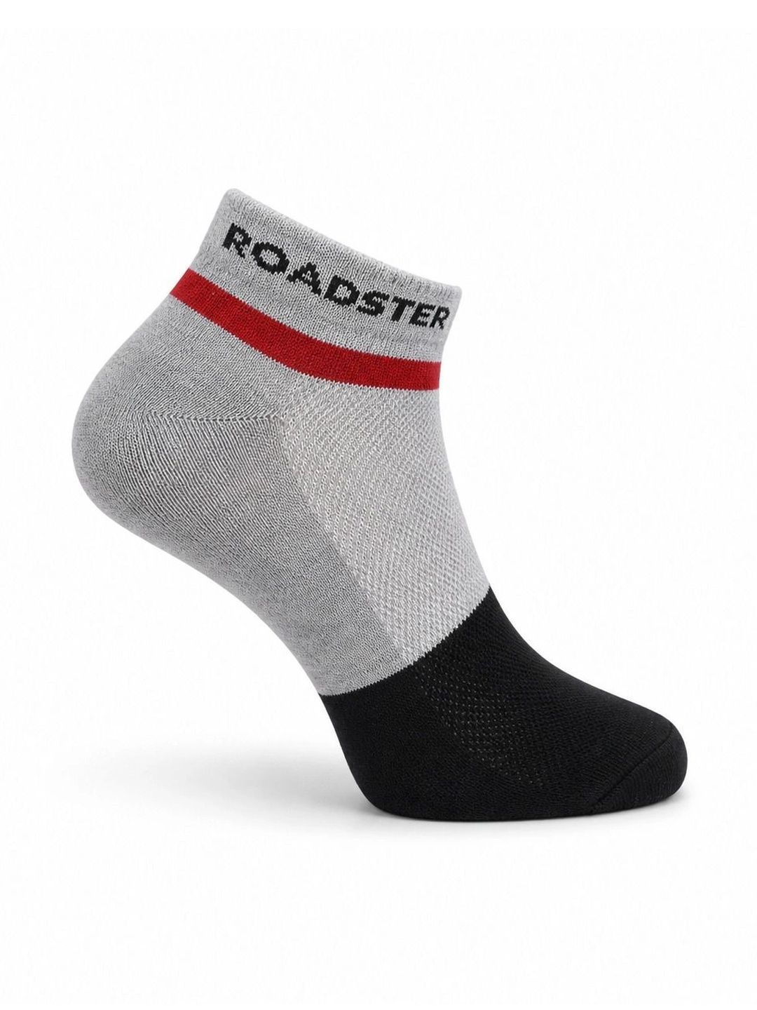Roadster Men Pack of 3 Cotton Colourblocked Ankle Length Socks