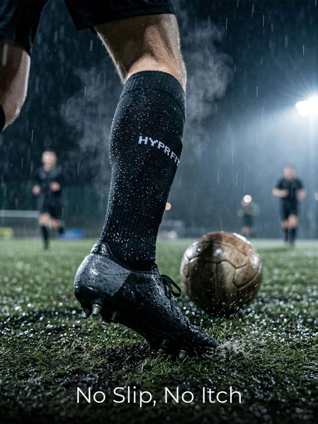 HYPR FIT Unisex Antibacterial Antiodour Compression Fit Arch Football Socks