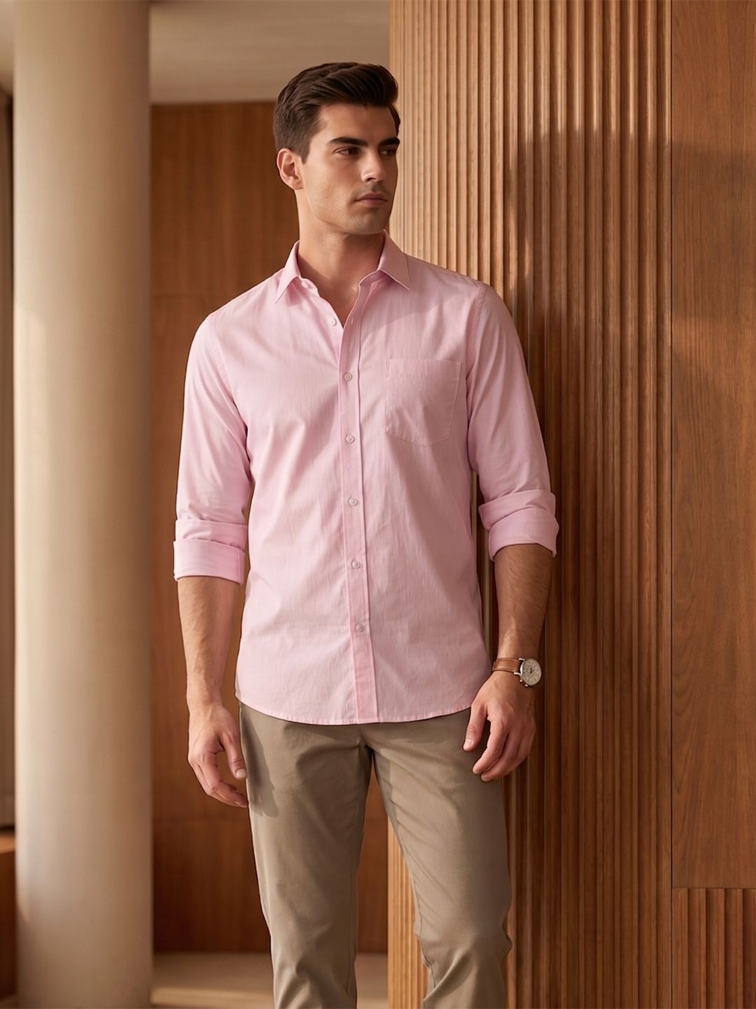 encore by INVICTUS Striped Casual Shirt
