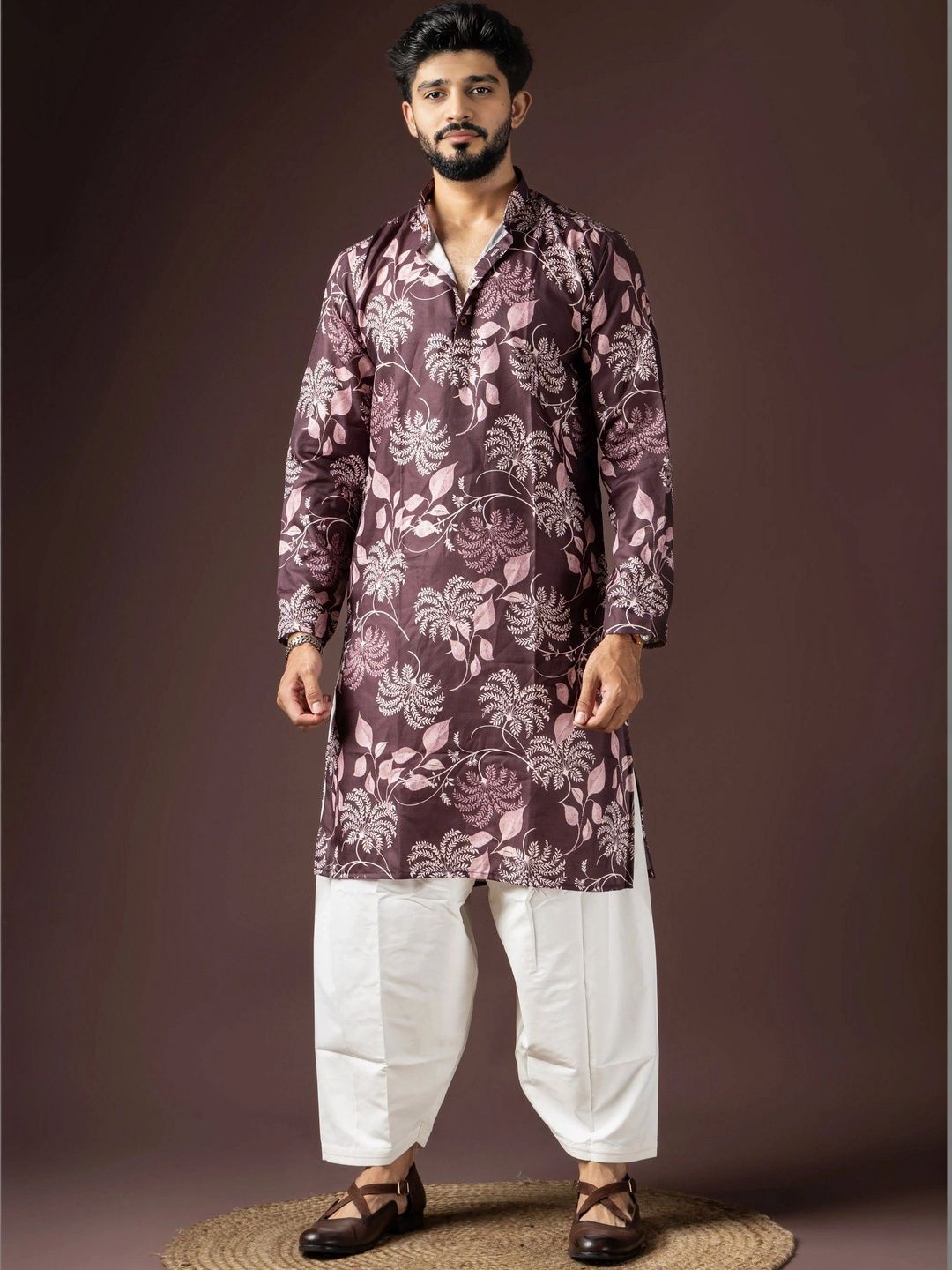 Anouk Men Floral Printed Floral Kurta