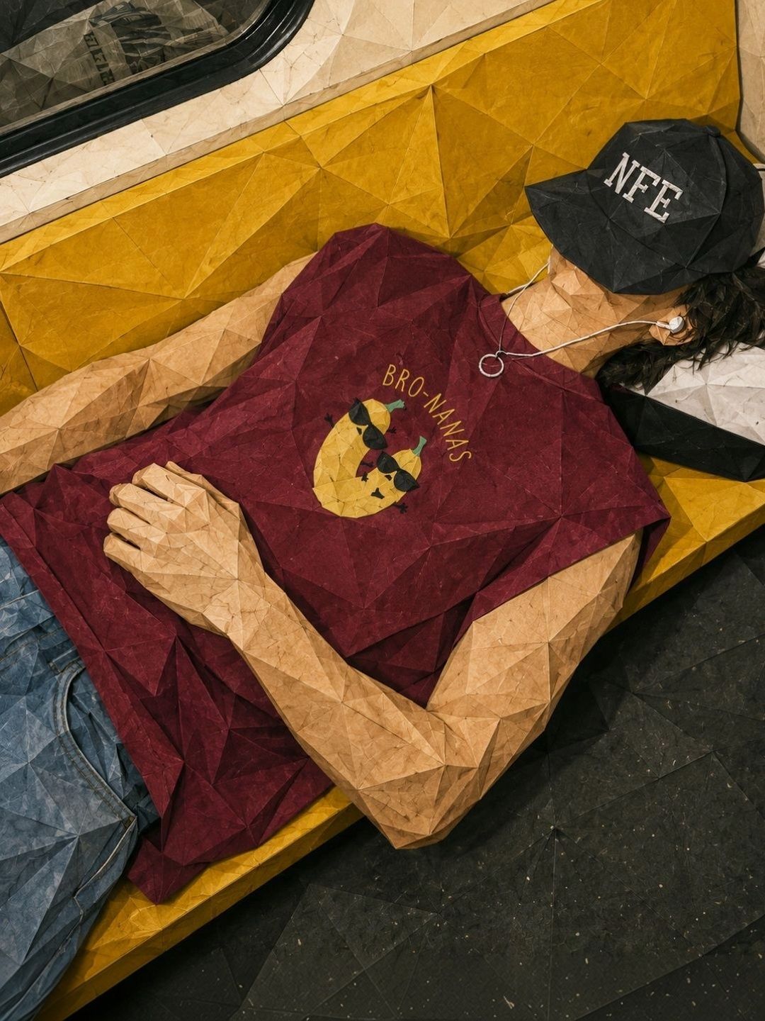 Bene Kleed Men Maroon Relaxed Fit Embroidered Sleeveless T-Shirt