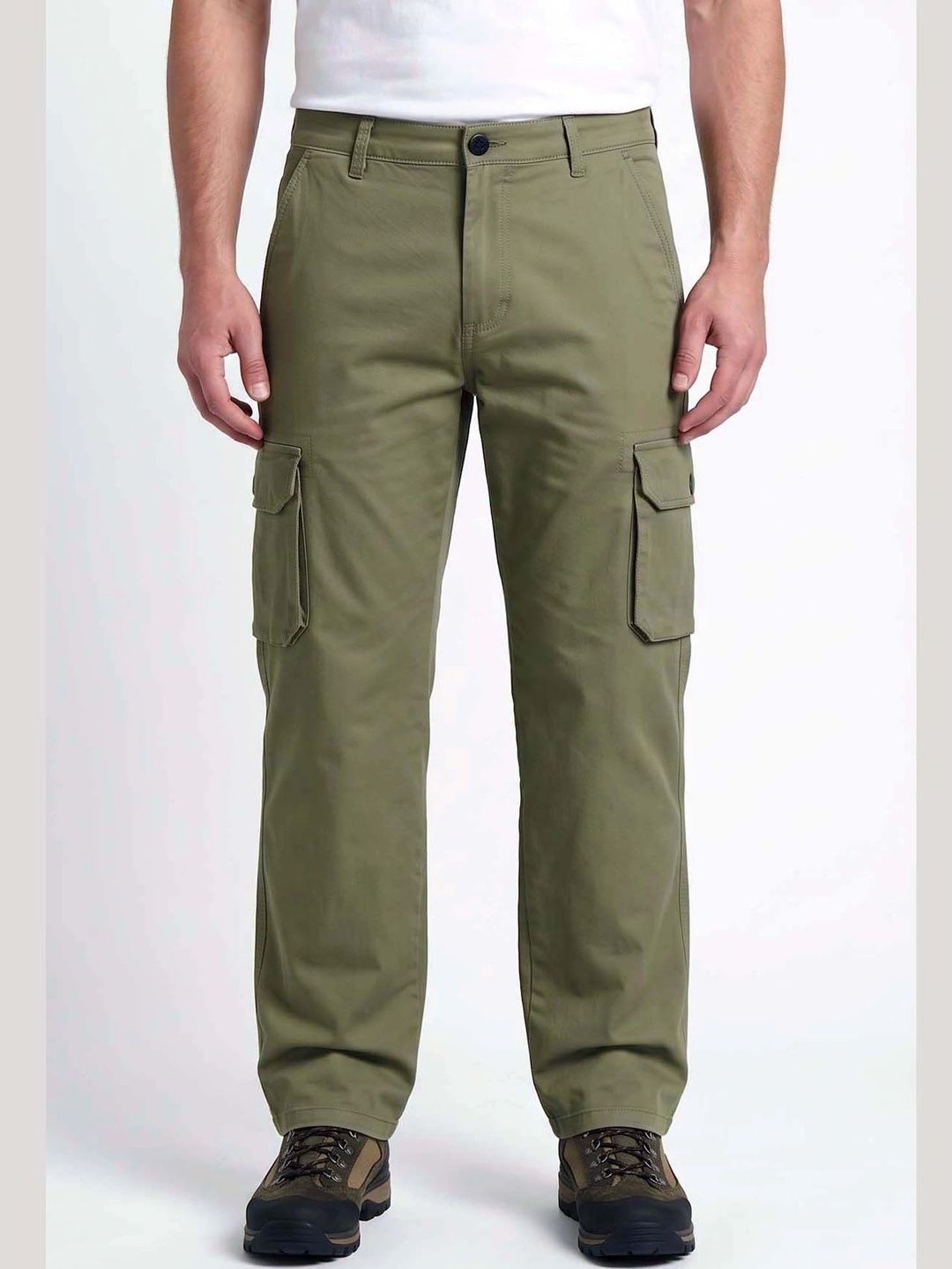 PANTOM PANTOM Men Super Straight Fit Cargos Trousers