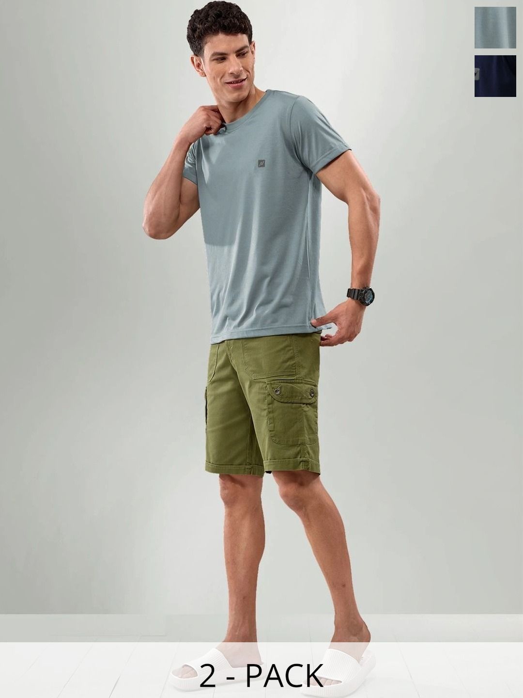 LUX NITRO Men Brand Logo 2 T-shirt