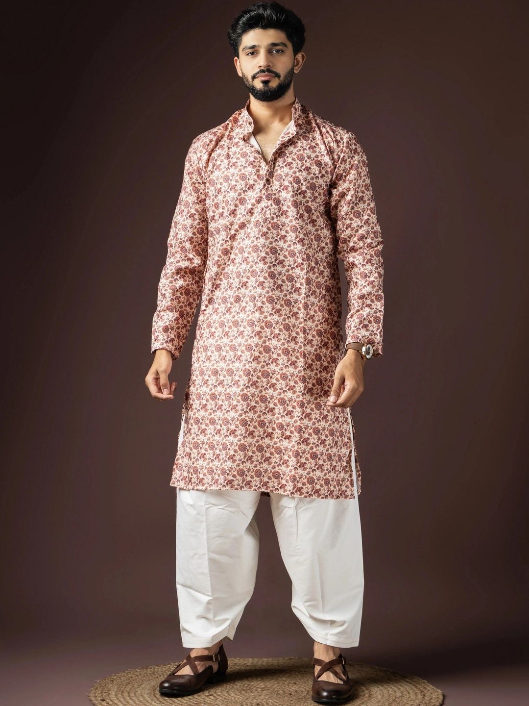 Anouk Men Floral Printed Floral Kurta