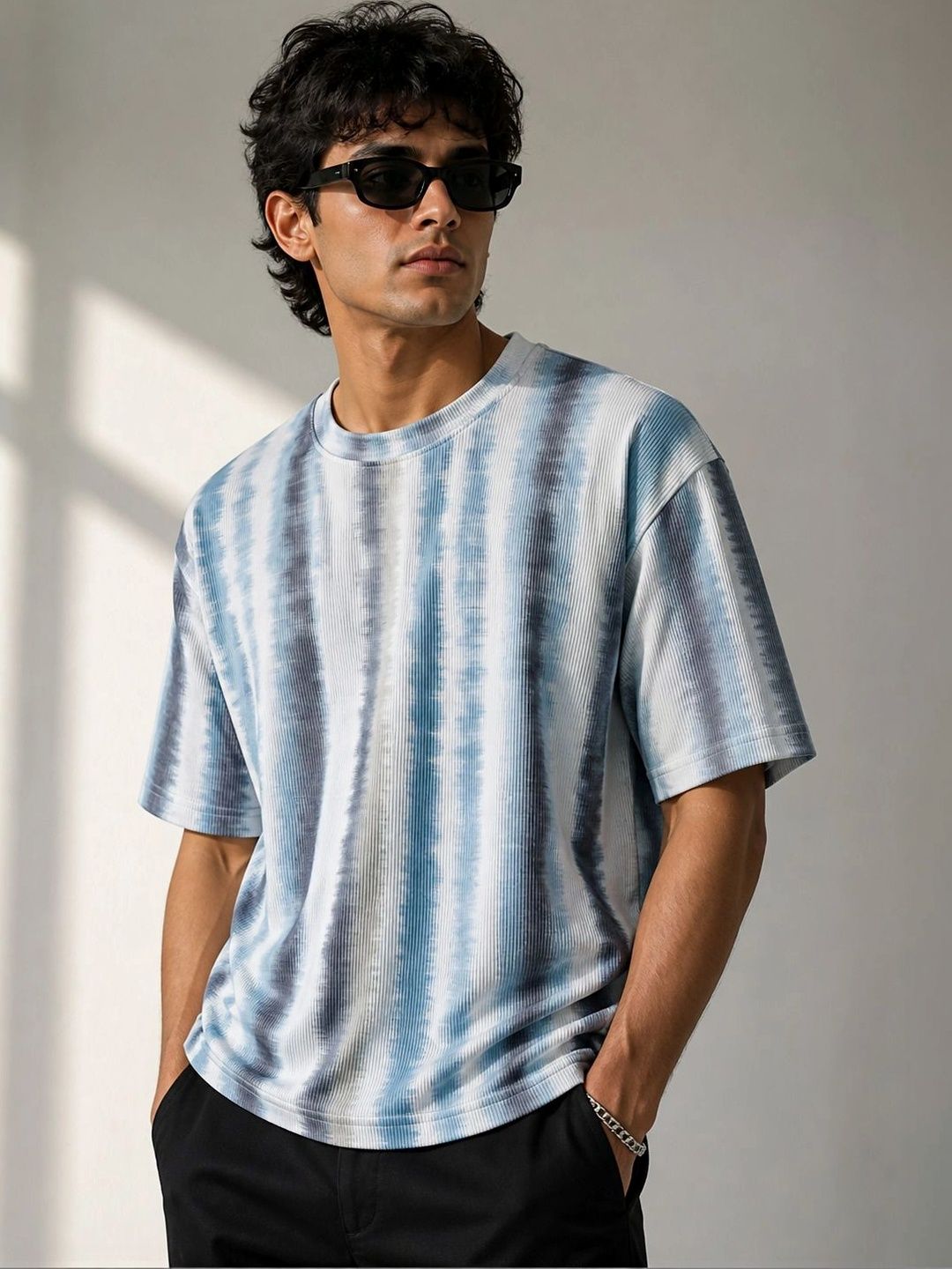 Roadster Men Tie and Dye Dyed T-shirt