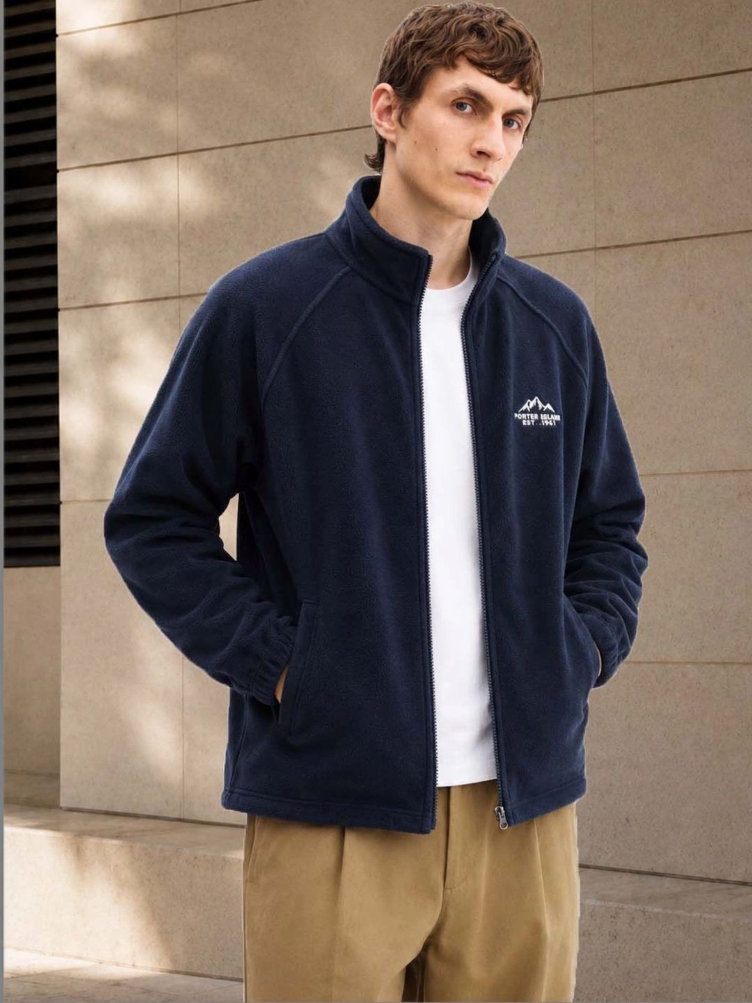 R.Code by The Roadster Life Co. Men Brand Logo Lightweight Puffer Jacket