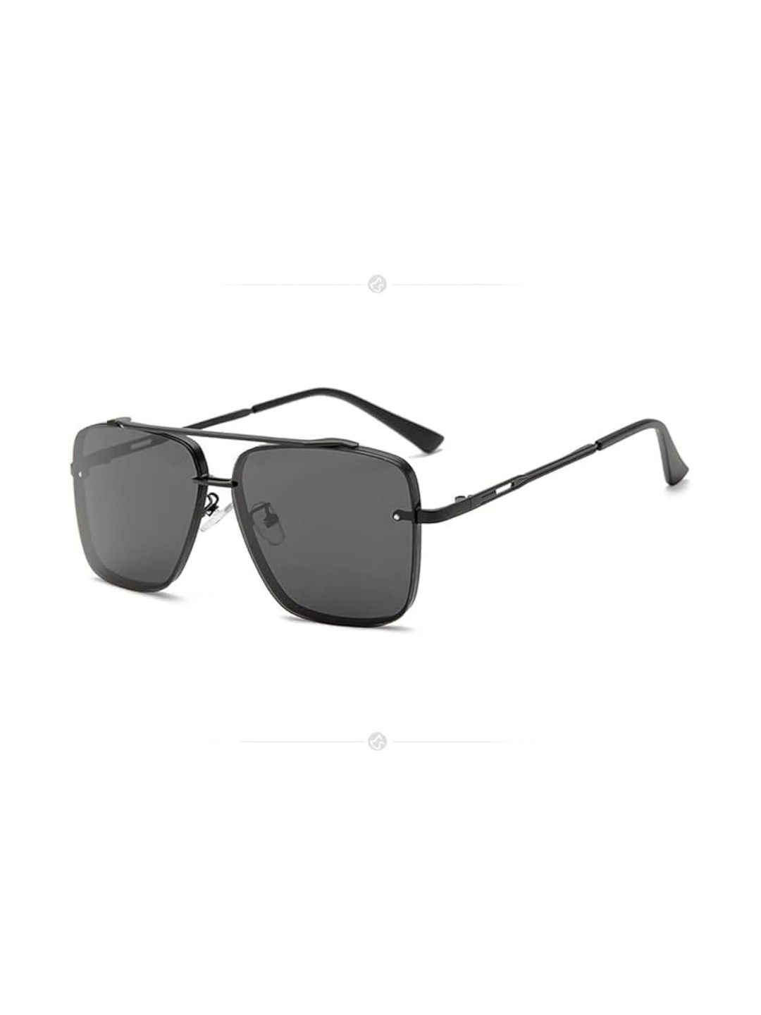 YOUTH CLUB Unisex Grey Lens & Black Other Sunglasses with