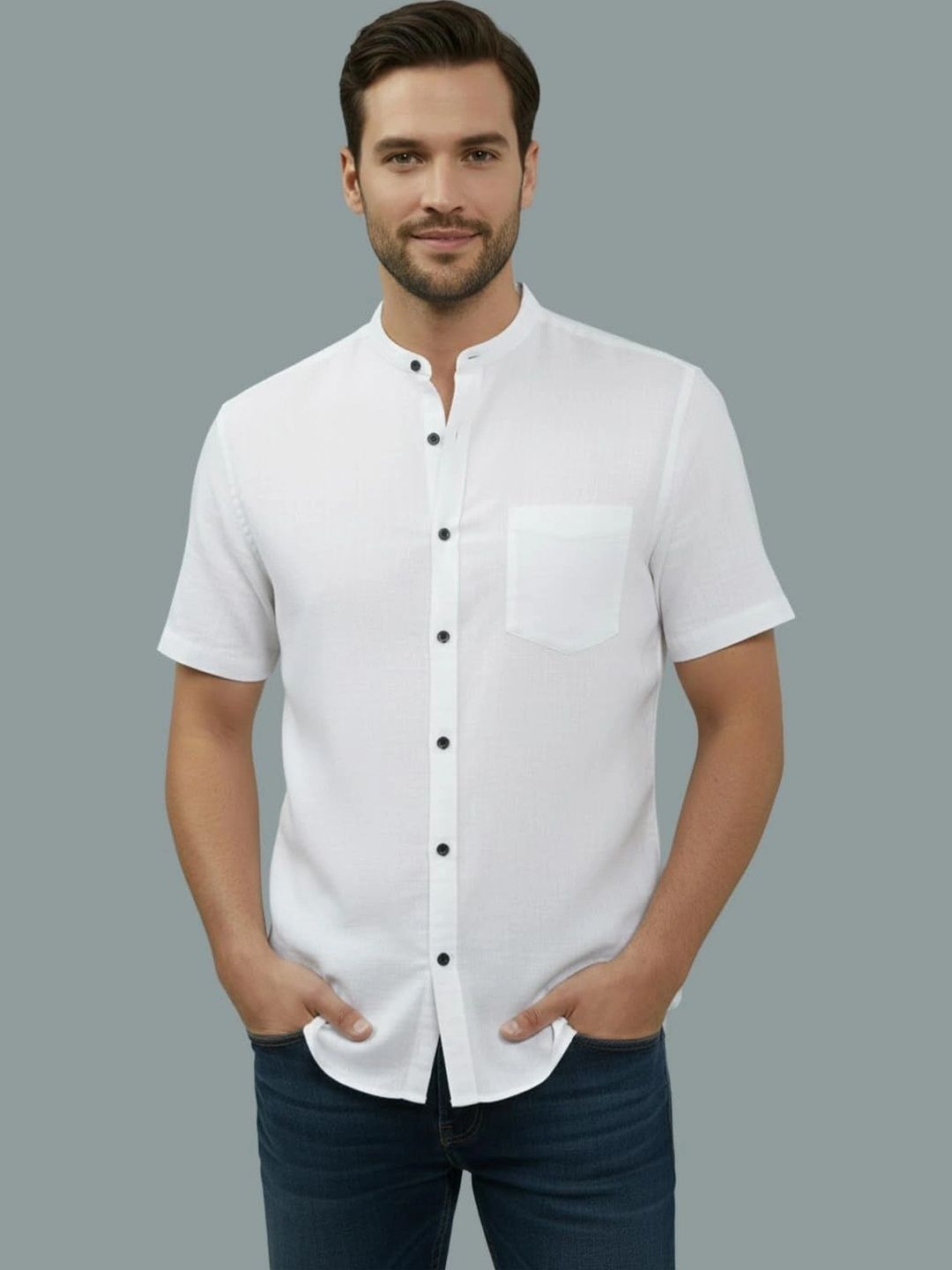 Terra Desi Men Smart Slim Fit Casual Shirt
