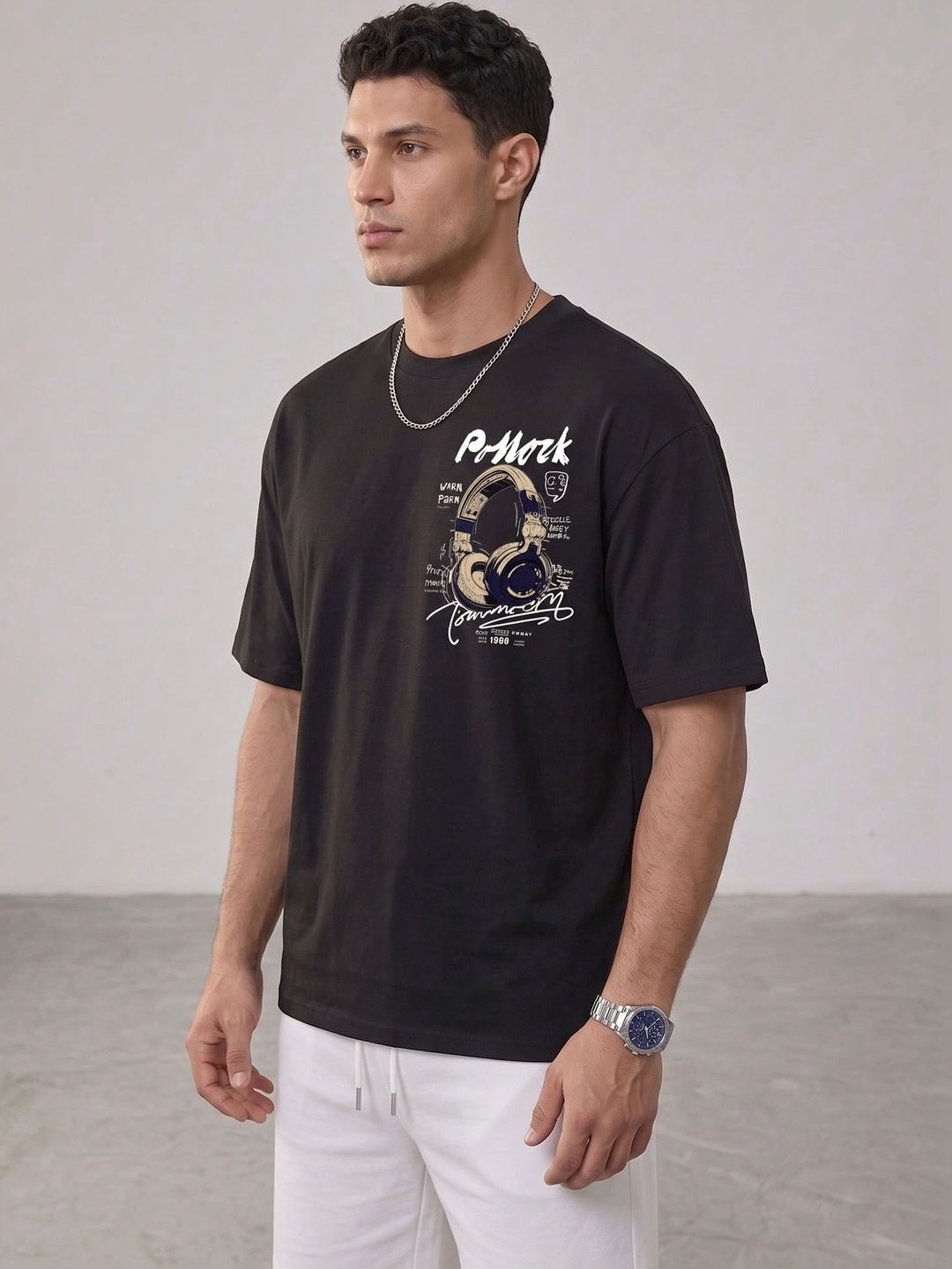 R.Code by The Roadster Life Co. Men Printed T-shirt