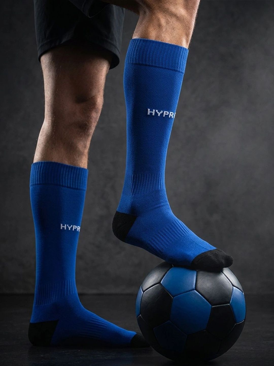 HYPR FIT Men Pack of 2 Multi Cotton Anti-Odour Compression Fit Socks