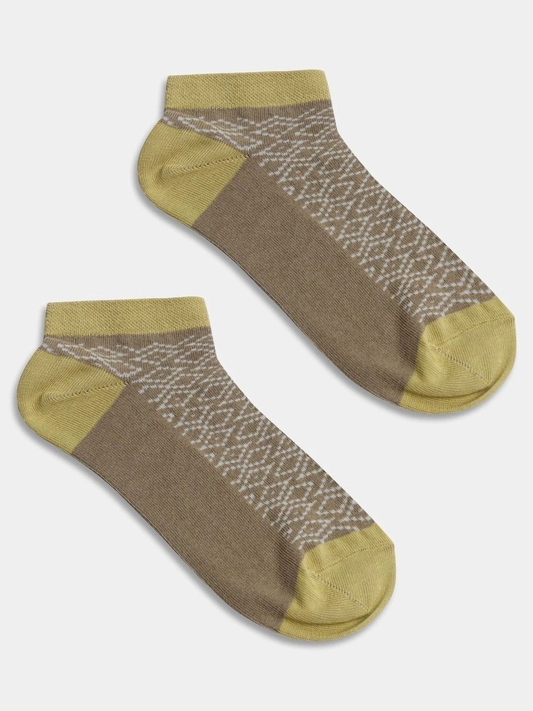 Blackberrys Unisex Pack of 3 Cotton Patterned Ankle Length Socks