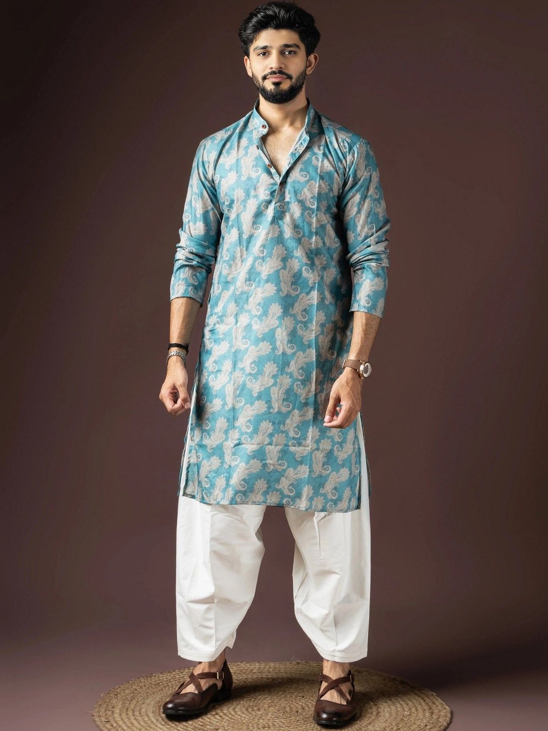 Anouk Men Paisley Printed Kurta