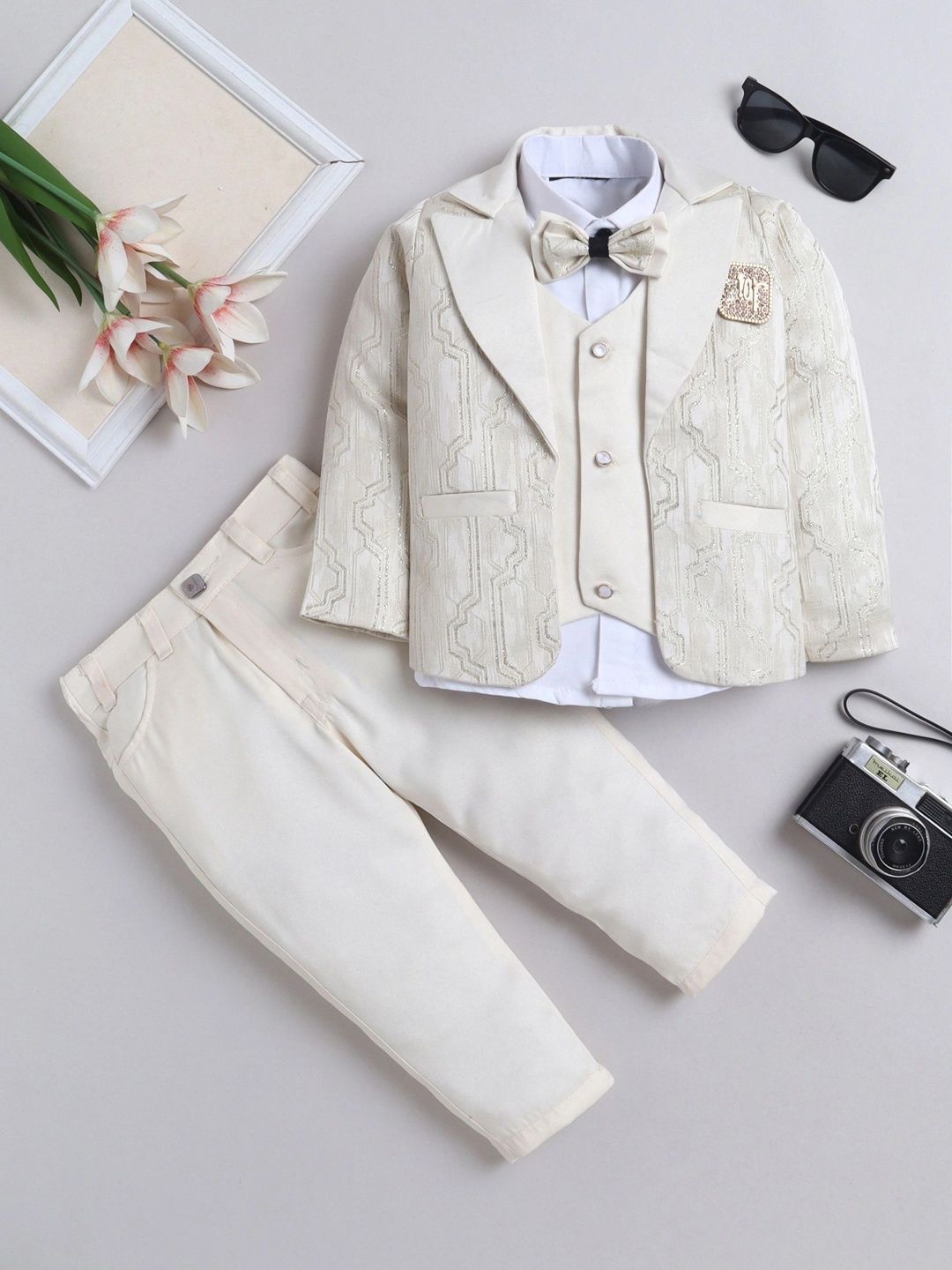 BAESD BAESD 3 Piece Waistcoat & Trousers Party Suits