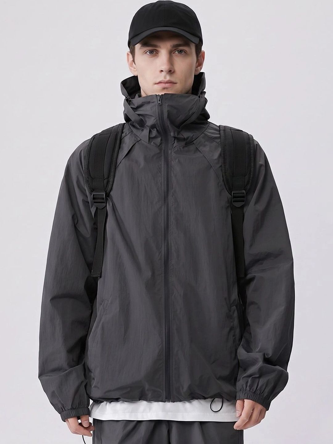 ENRIZZ Men Windcheater Outdoor Woven Jacket
