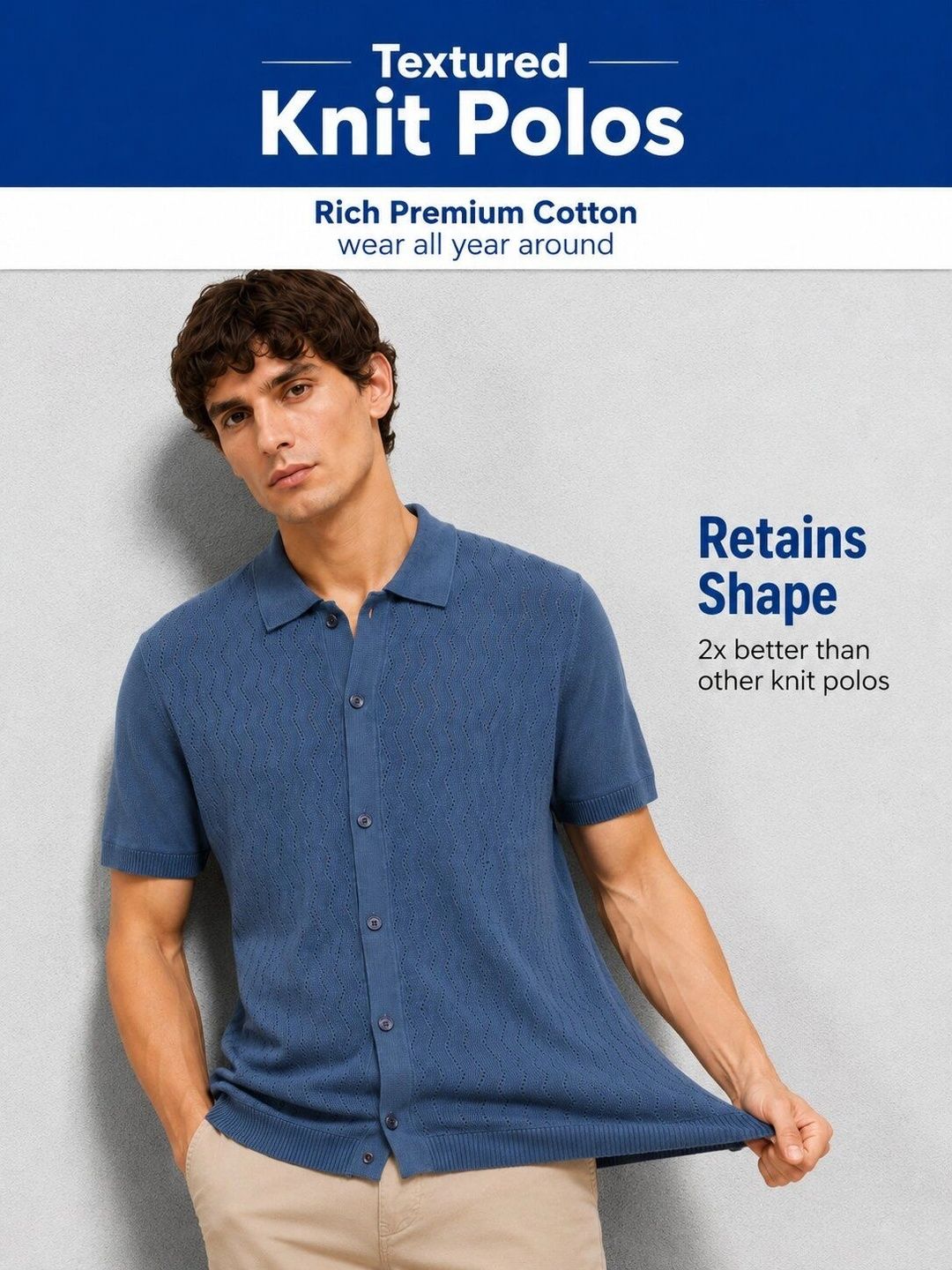MOHICANS Men Polo Collar T-shirt