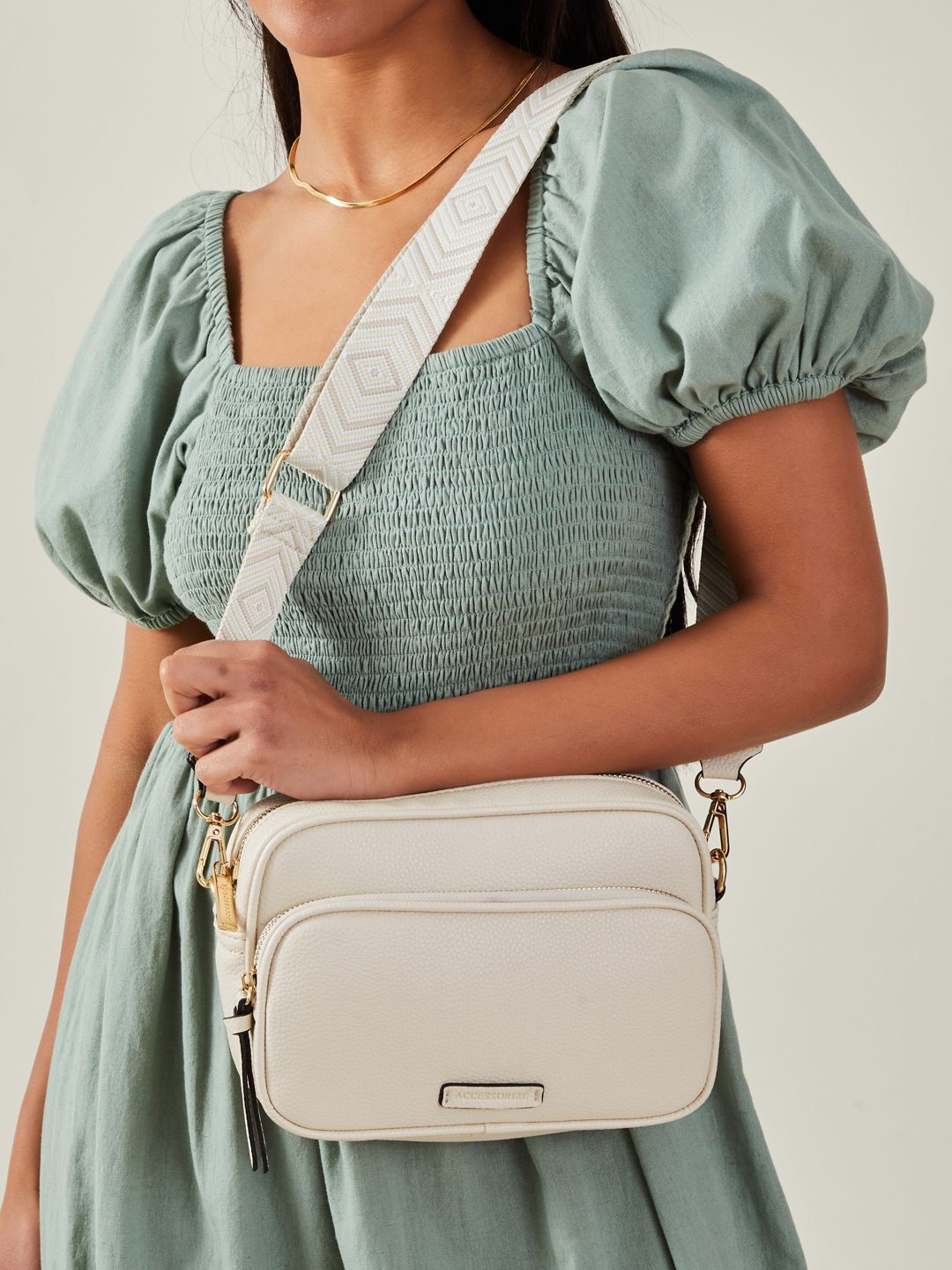 Buy Accessorize London Solid Solid Adjustable Strap Buckle Detail