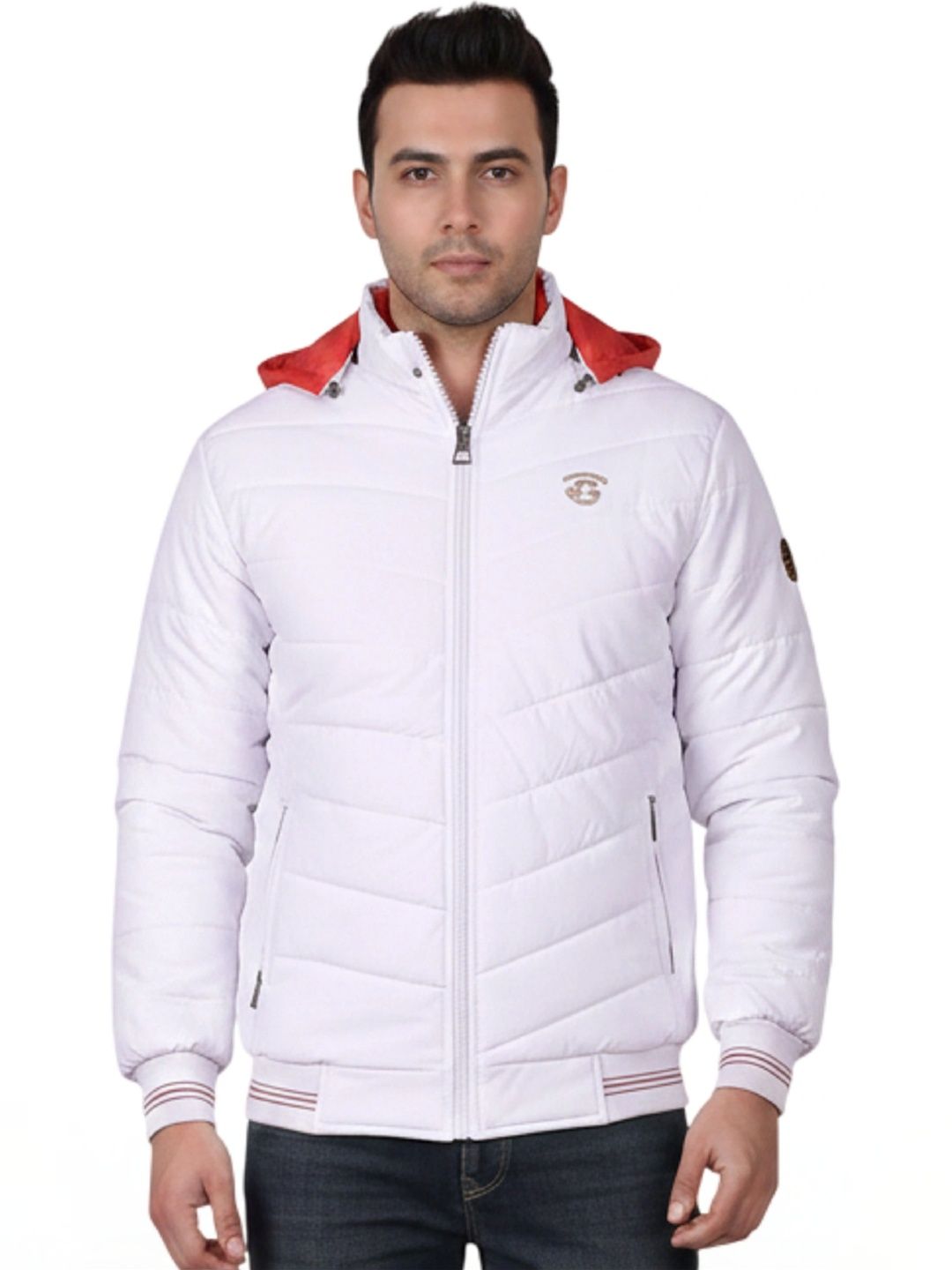 R.Code by The Roadster Life Co. Men Reversible Training or Gym Puffer Jacket