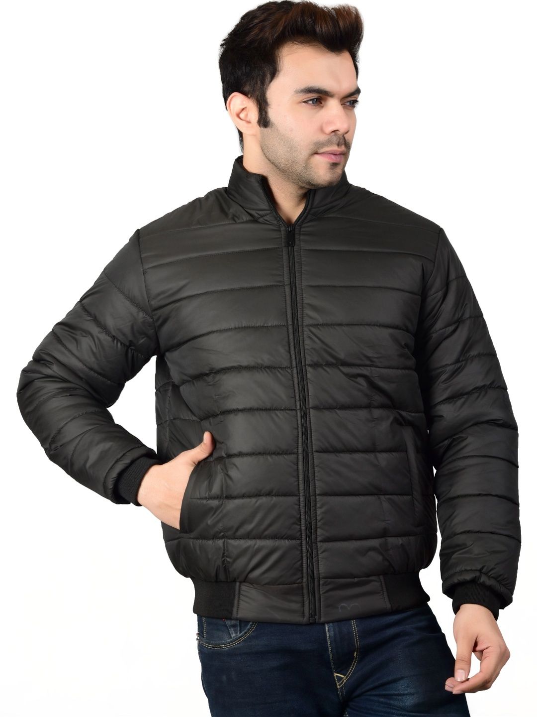 R.Code by The Roadster Life Co. Men Insulator Training or Gym Puffer Jacket