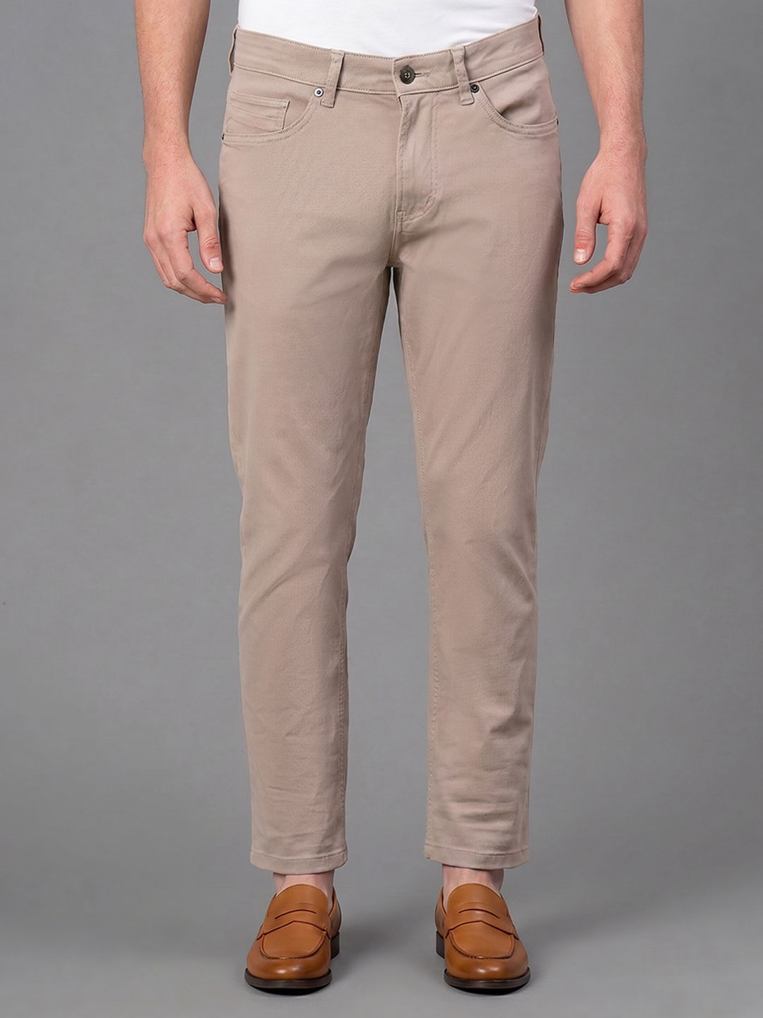 Red Tape Men Solid Washed Stretchable Skinny Jeans