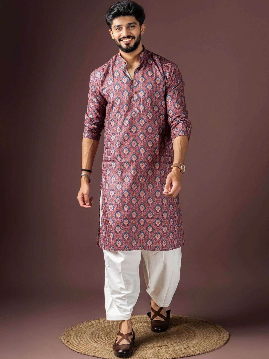 Anouk Men Ethnic Motifs Printed Kurta