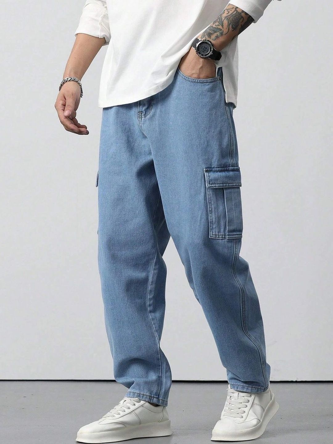 Moda Rapido Men Regular Fit Mid-Rise Light Fade Jeans