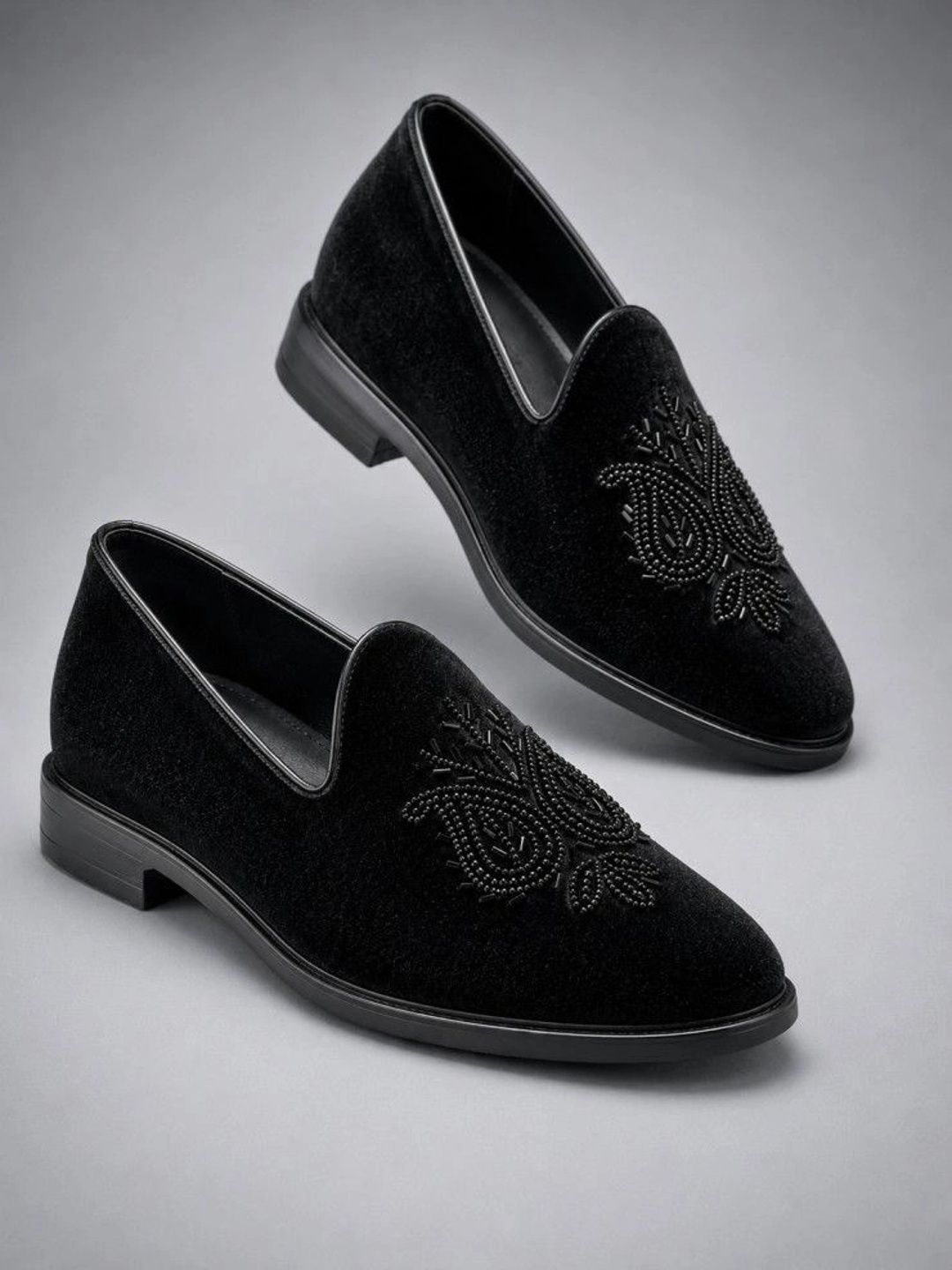 KRAASA KRAASA Men Textured Suede Loafers