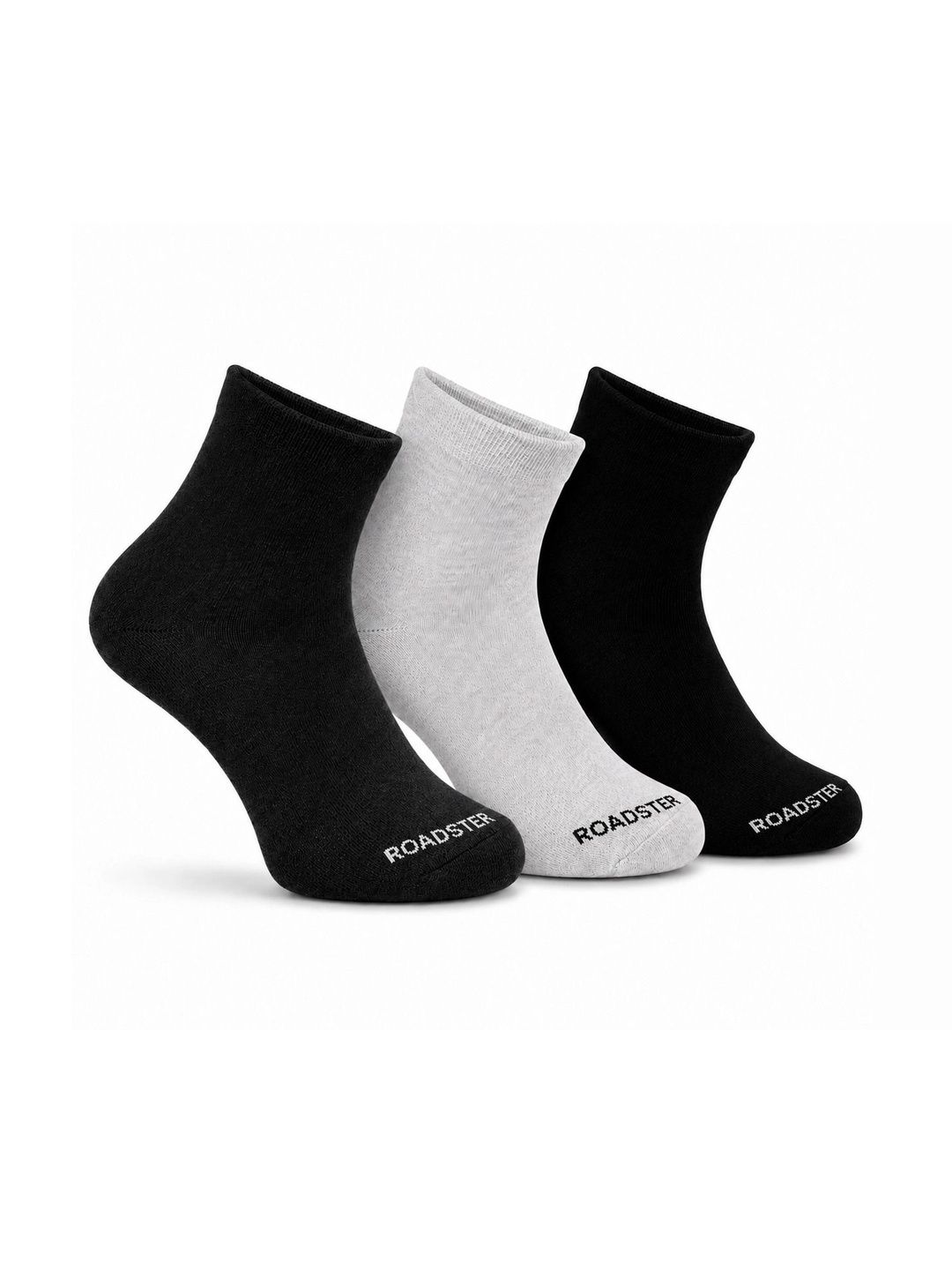 Roadster Men Pack of 3 Cotton Ankle Length Socks
