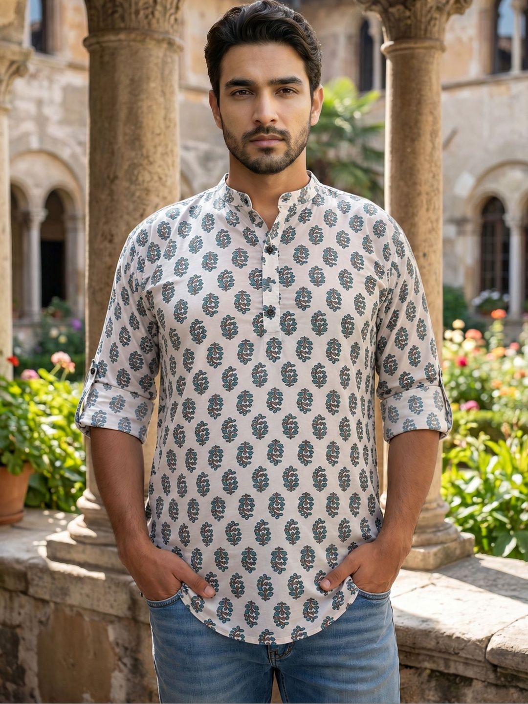 Anouk Mirage Men Ethnic Motifs Printed Kurta