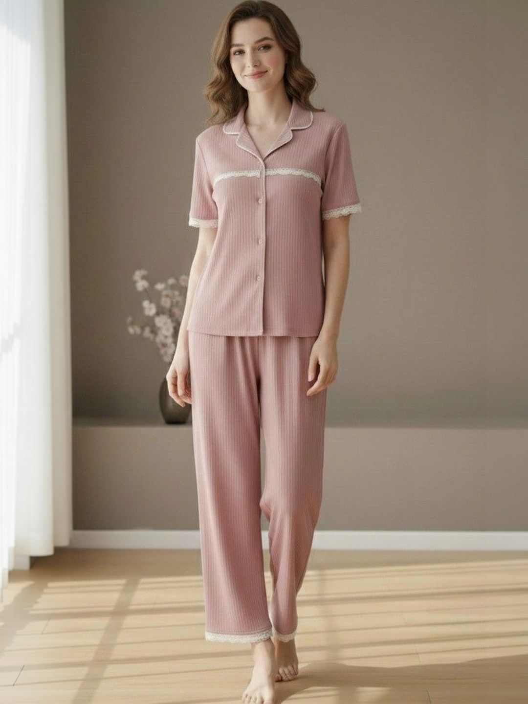 BELSHY Women Shirt with Trousers