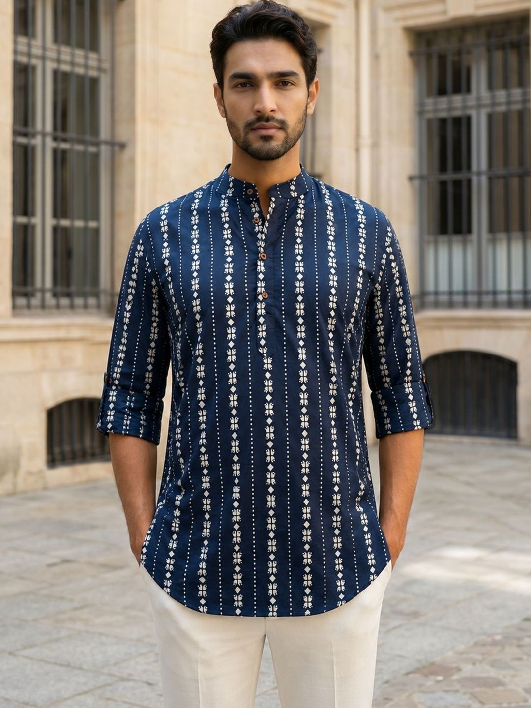 Anouk Mirage Men Ethnic Motifs Printed Kurta