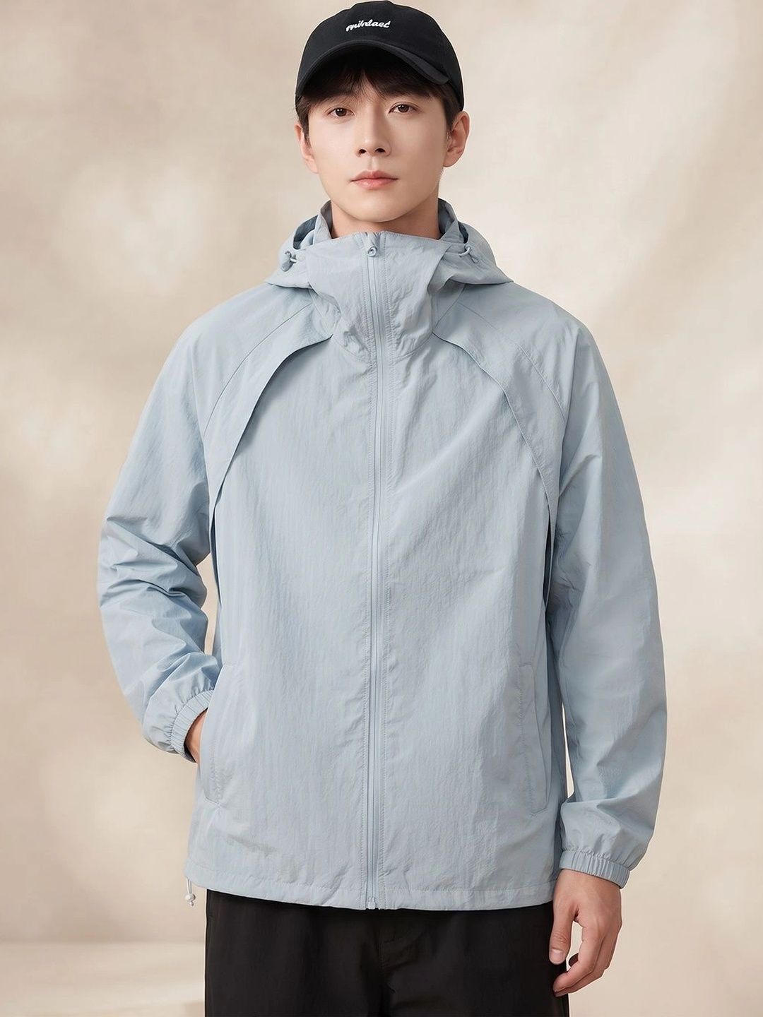 ENRIZZ Men Lightweight Outdoor Woven Jacket