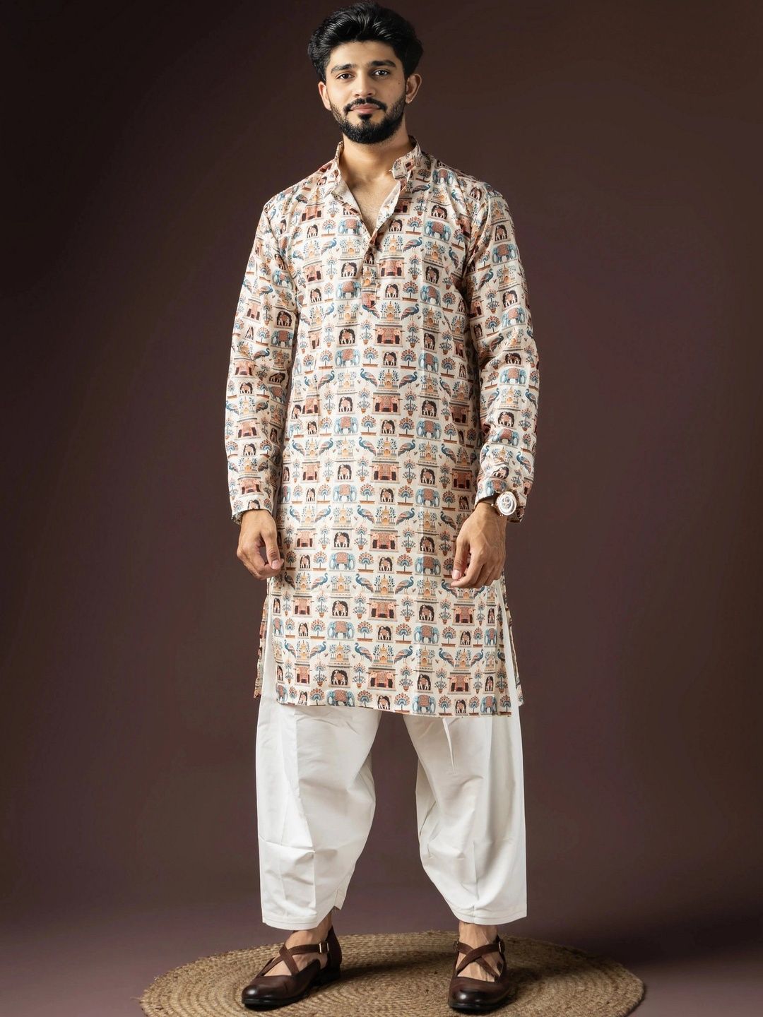 Anouk Men Ethnic Motifs Printed Kurta