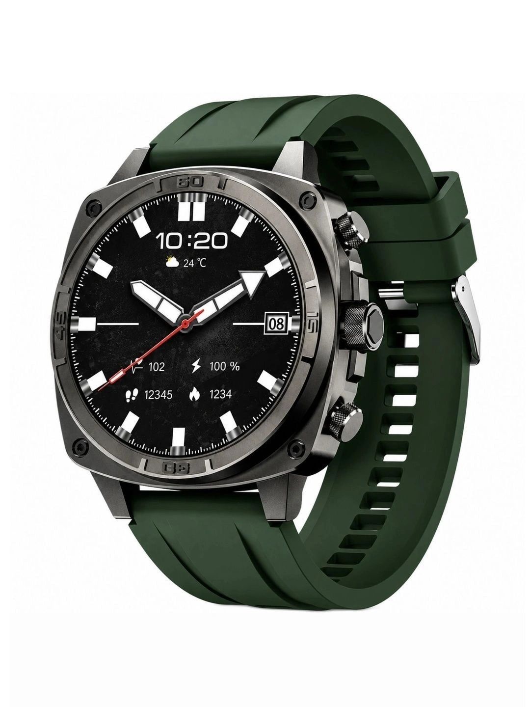 inear INWATCH Pro Smartwatch 1.43 AMOLED HD Display BT Calling AI Voice Assistant IP68