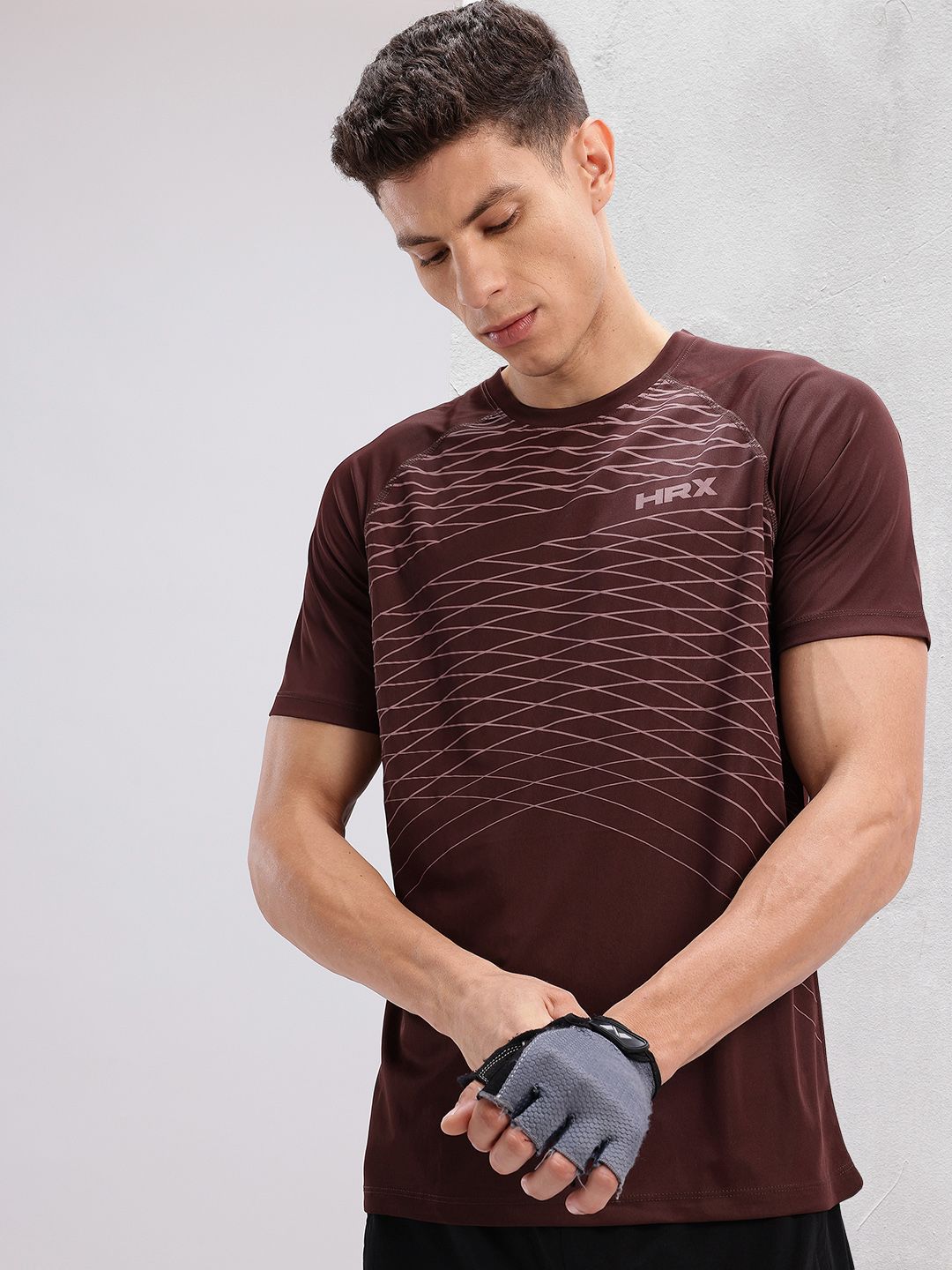 HRX by Hrithik Roshan Printed Rapid-Dry Training T-shirt