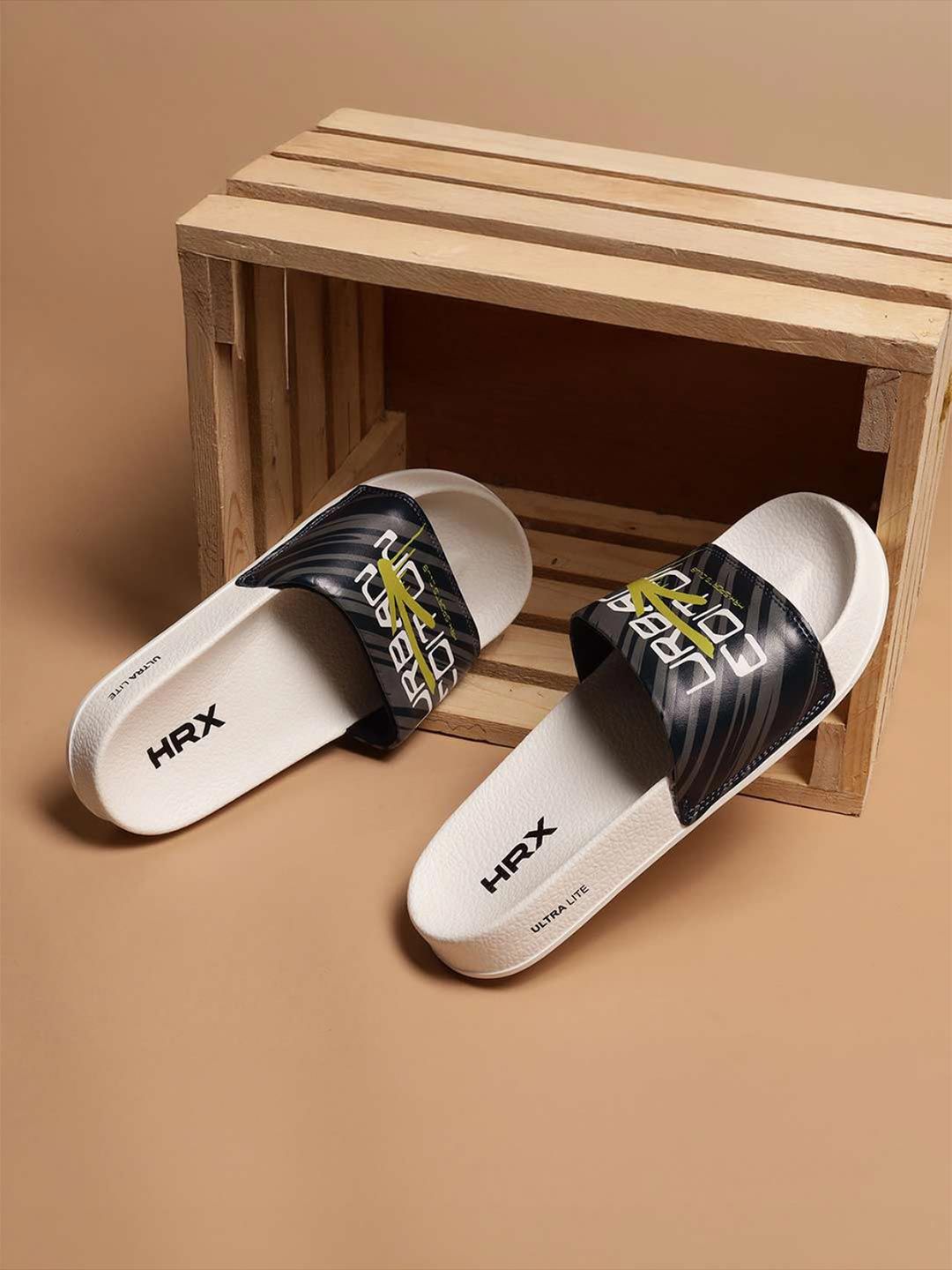 HRX by Hrithik Roshan Men Printed Sliders