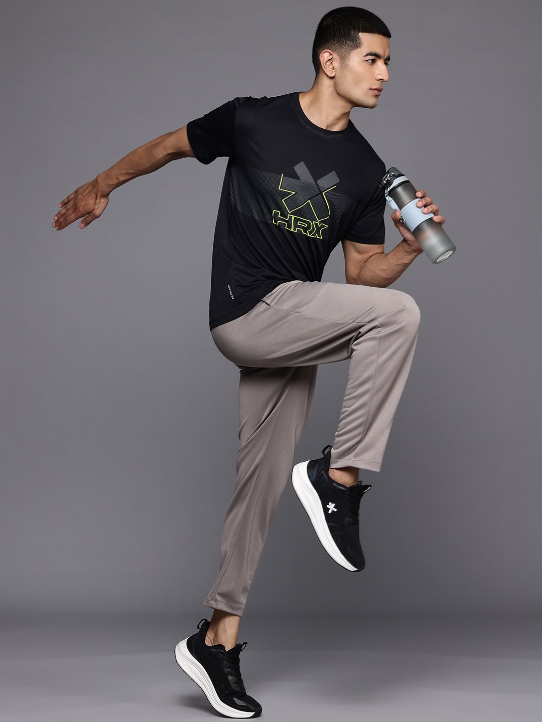 HRX by Hrithik Roshan Men Rapid-Dry Running Track Pants