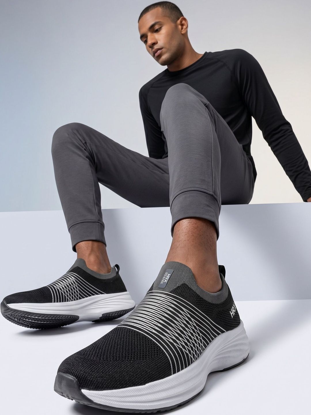 HRX by Hrithik Roshan Men Textile Running Shoes