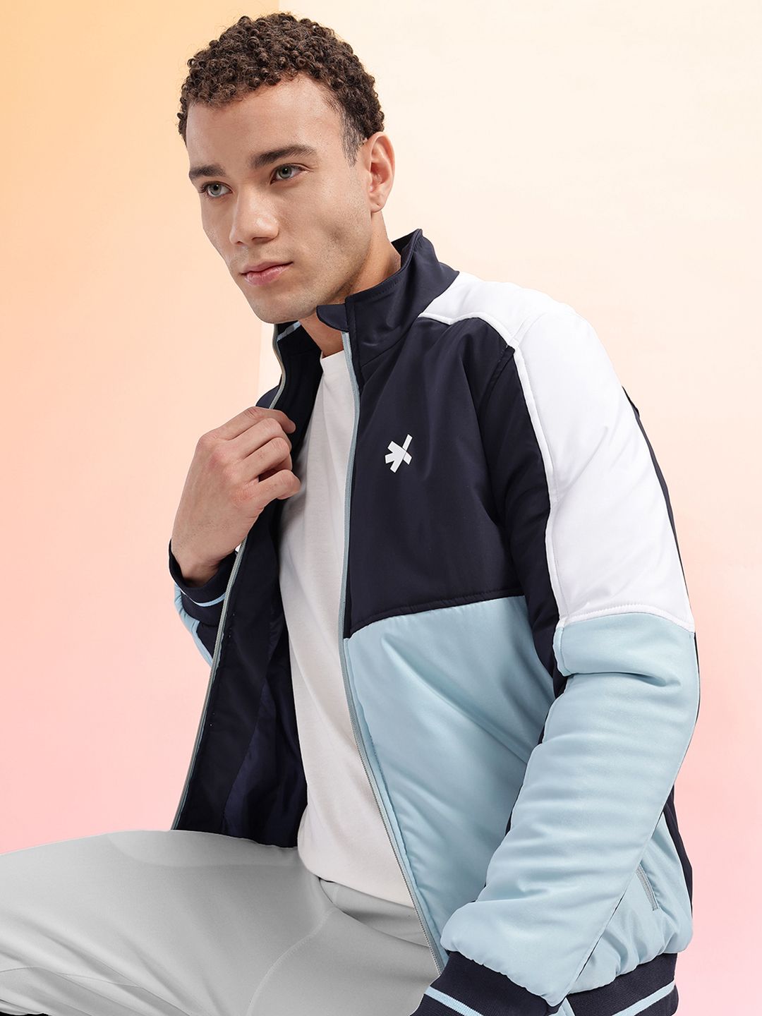 HRX by Hrithik Roshan Colourblocked Bomber Jacket