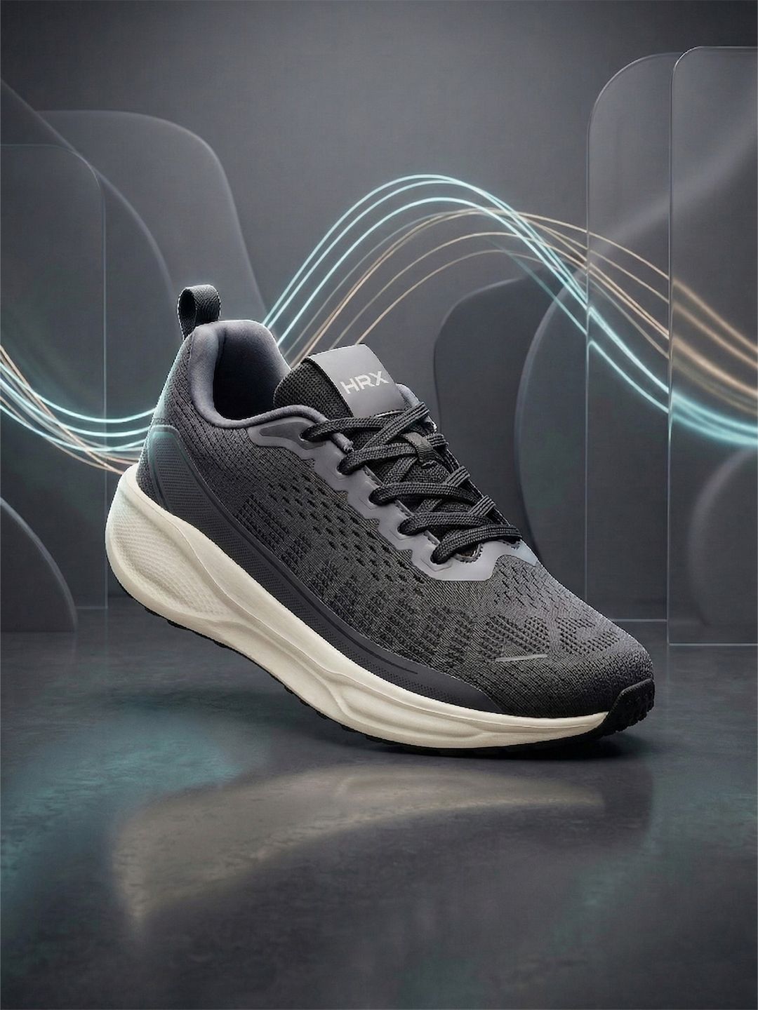 HRX by Hrithik Roshan Men Mesh Running Non-Marking Shoes