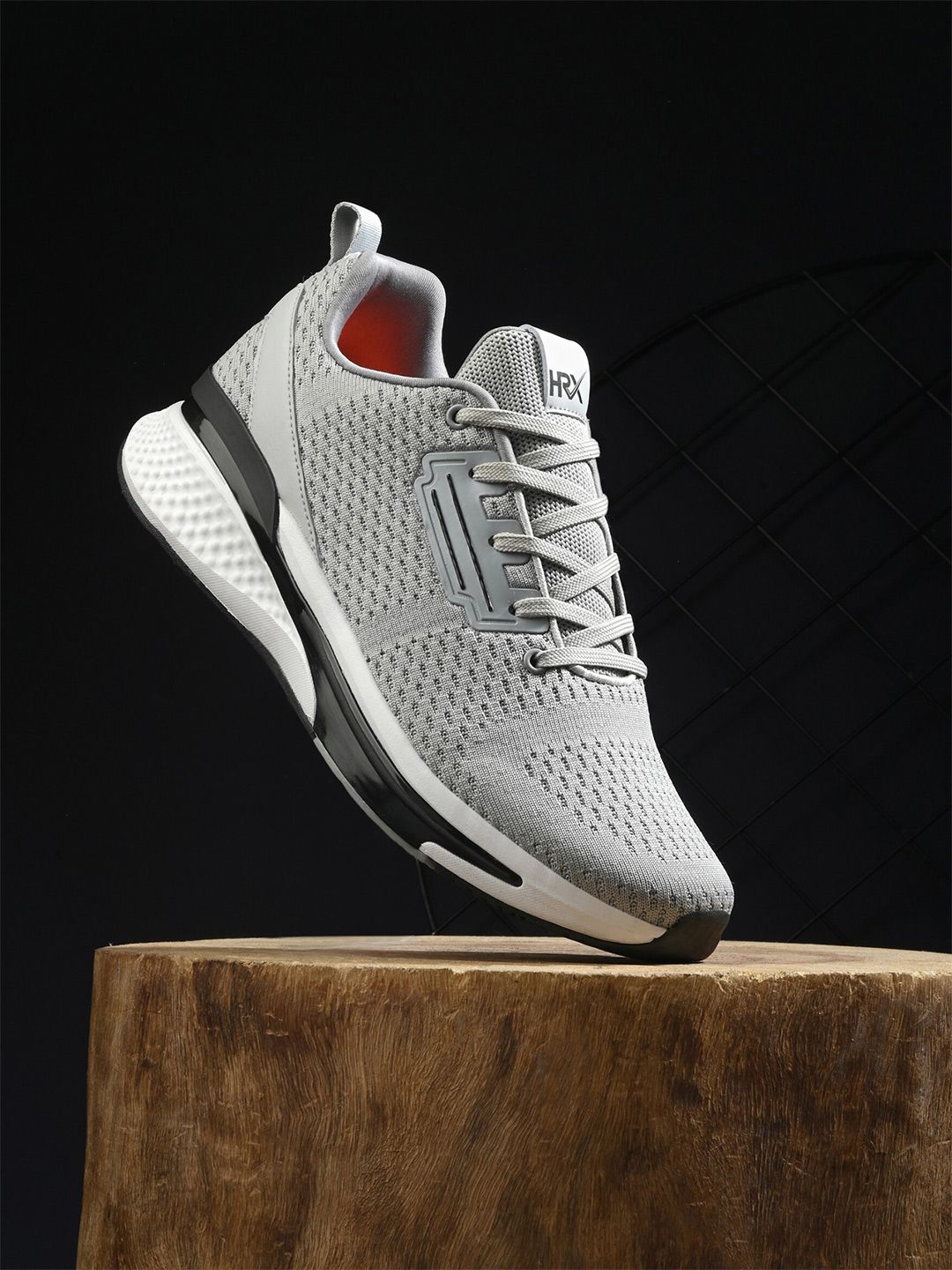 HRX by Hrithik Roshan Men Grey Mesh Running Shoes