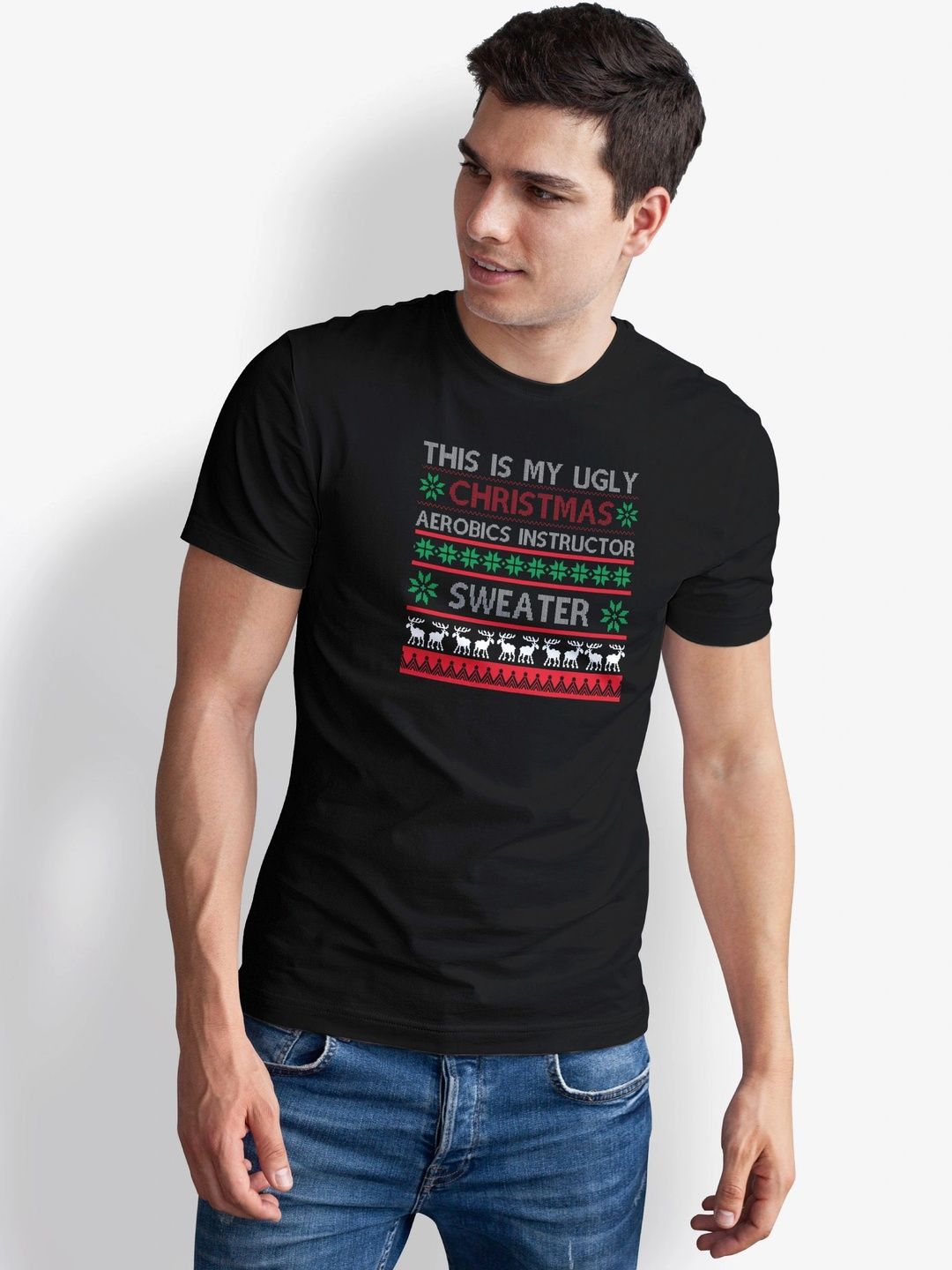 Seekbuylove Men Typography Printed Bio Finish T-shirt