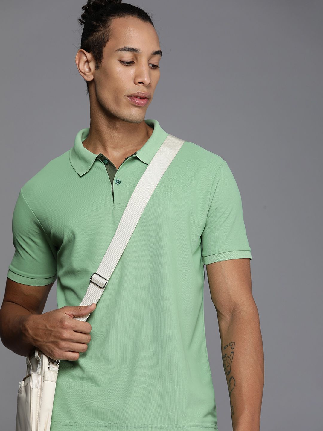 HRX by Hrithik Roshan Men Polo Collar Rapid-Dry T-shirt