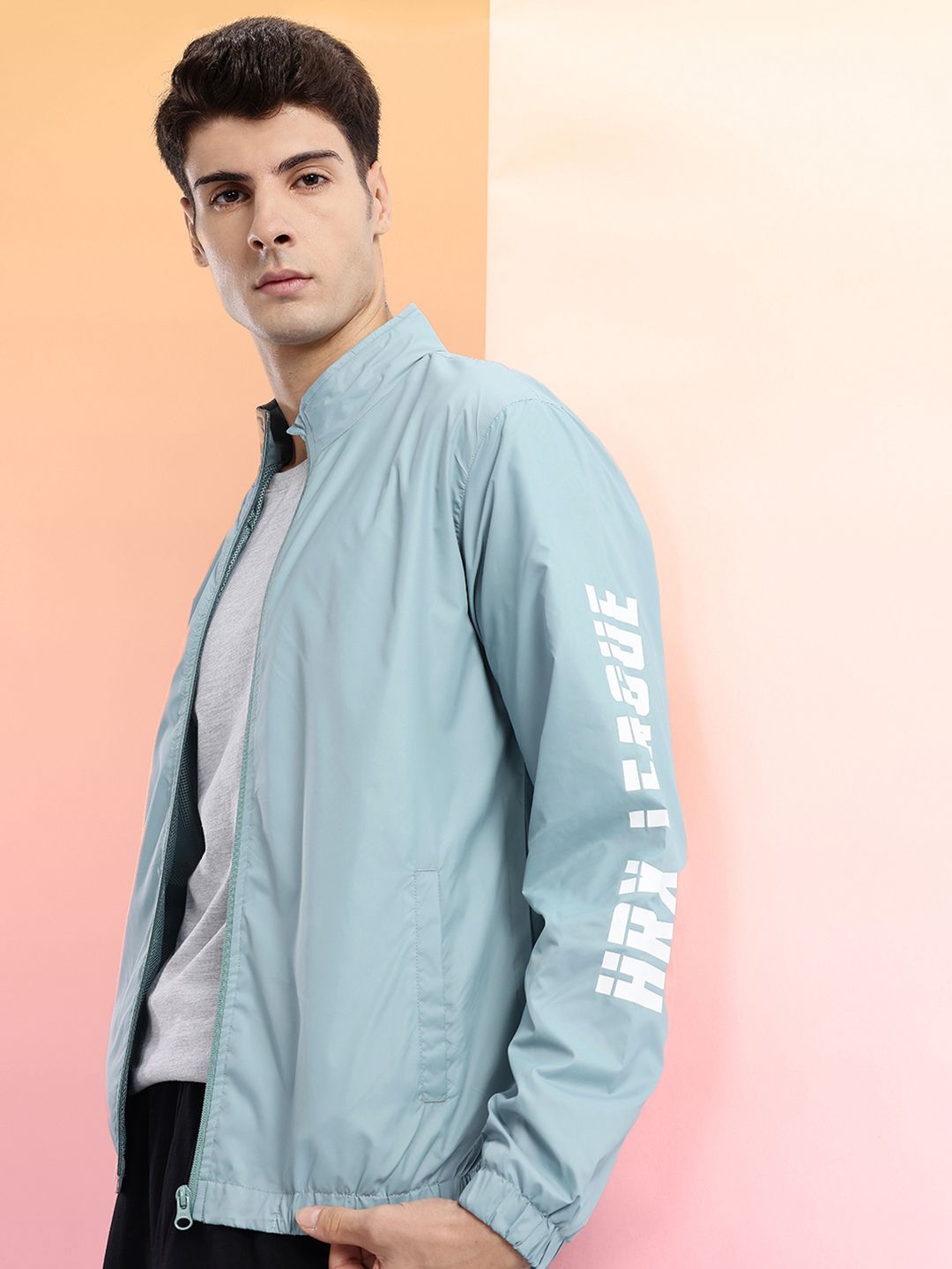 HRX by Hrithik Roshan Mock Collar Tailored Jacket